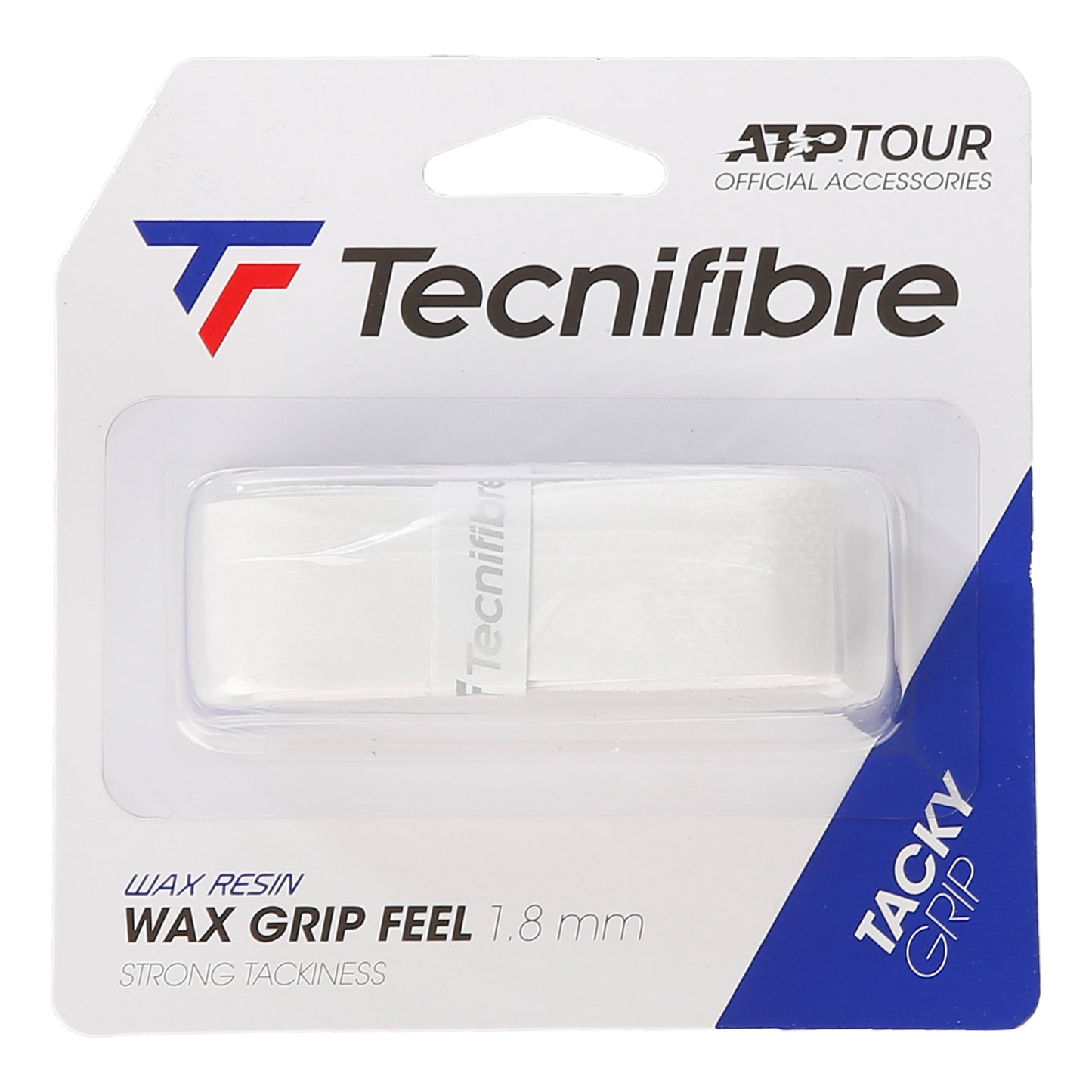 Tecnifibre Wax Feel Grip Pack De 1-Blanco