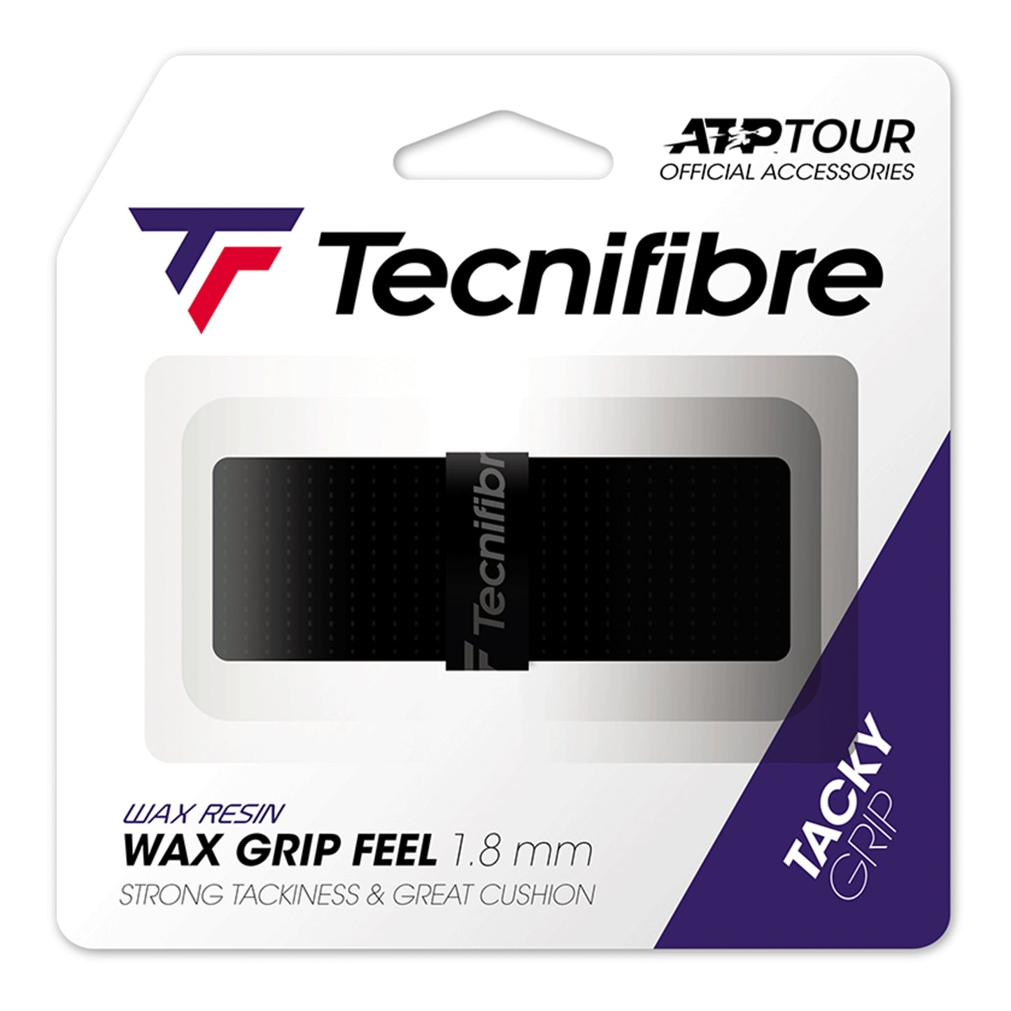 Tecnifibre Wax Feel Grip Pack de 1-negro