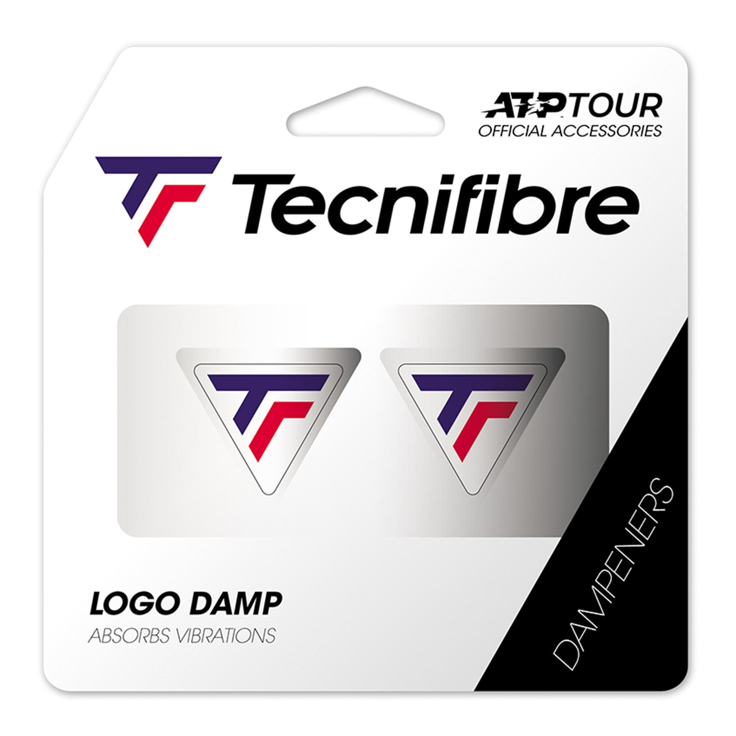 Tecnifibre Logo Damp Tricolore Antivibradores-Blanco,Azul