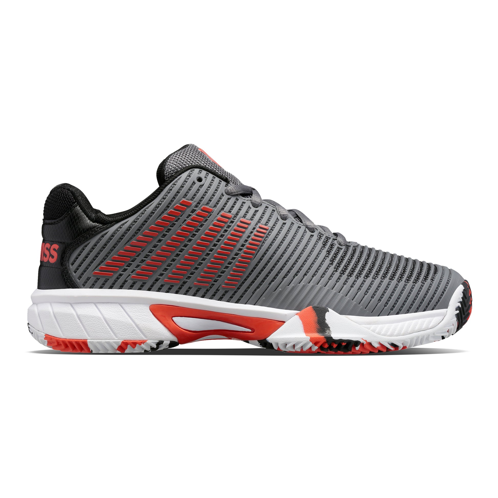 K-Swiss Hypercourt Express 2 Zapatilla tierra batida Niños - gris, naranja