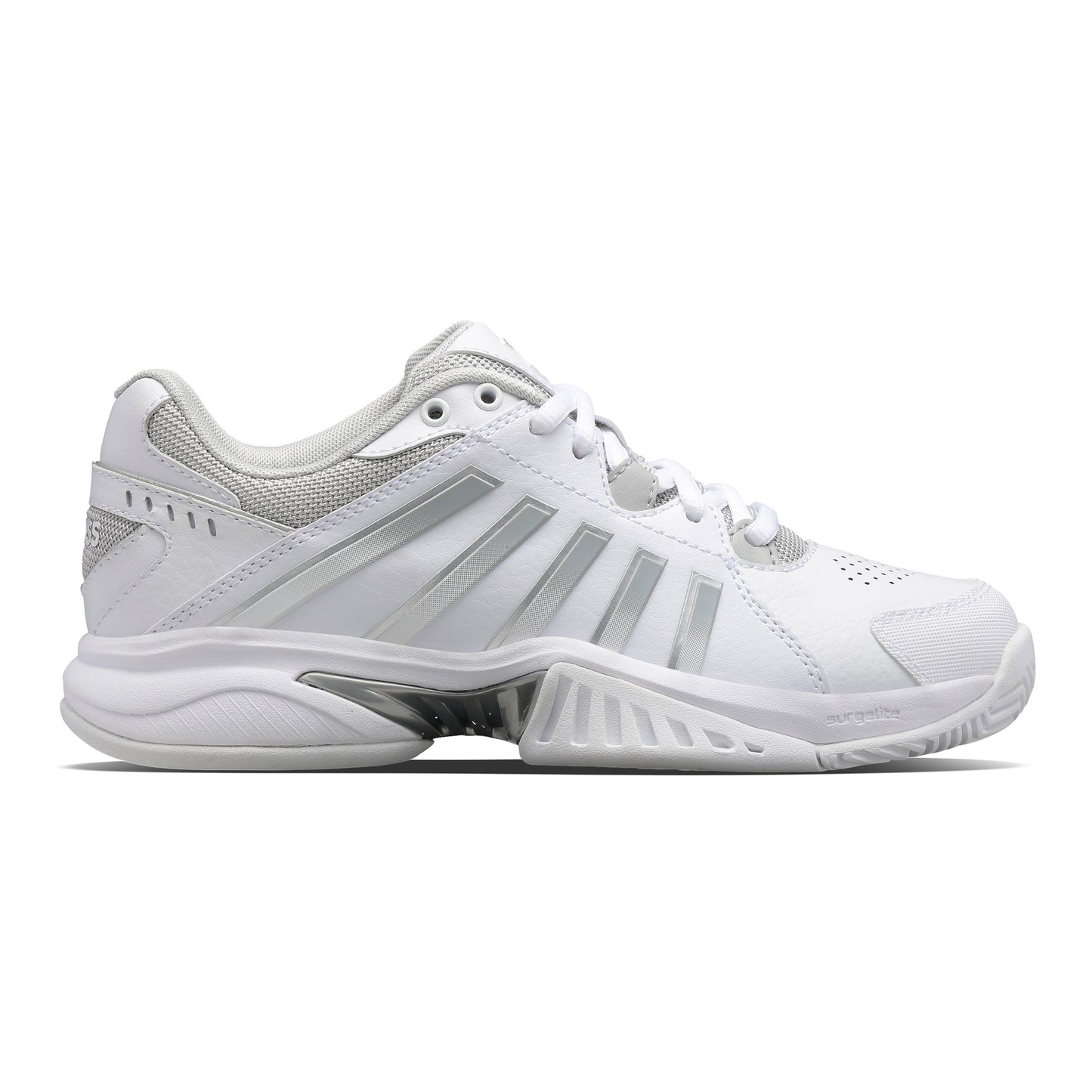 K-Swiss Receiver V Zapatilla todas las superficies Mujeres - blanco, plateado
