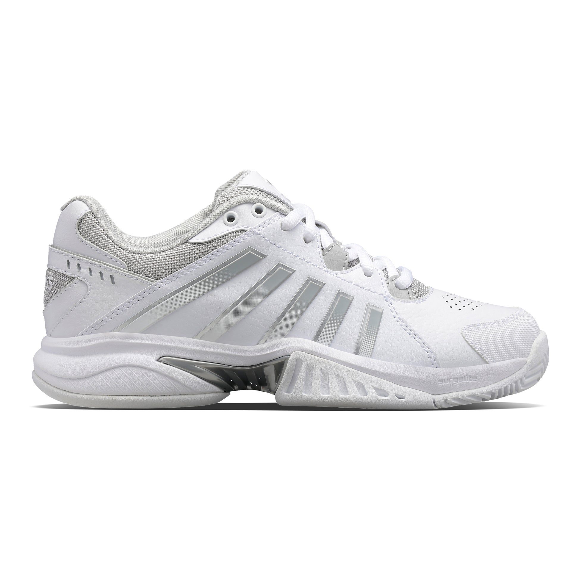 K-Swiss Receiver V Zapatilla todas las superficies Mujeres - blanco, plateado