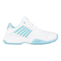 Court Express Zapatilla tierra batida Mujeres - blanco, azul claro