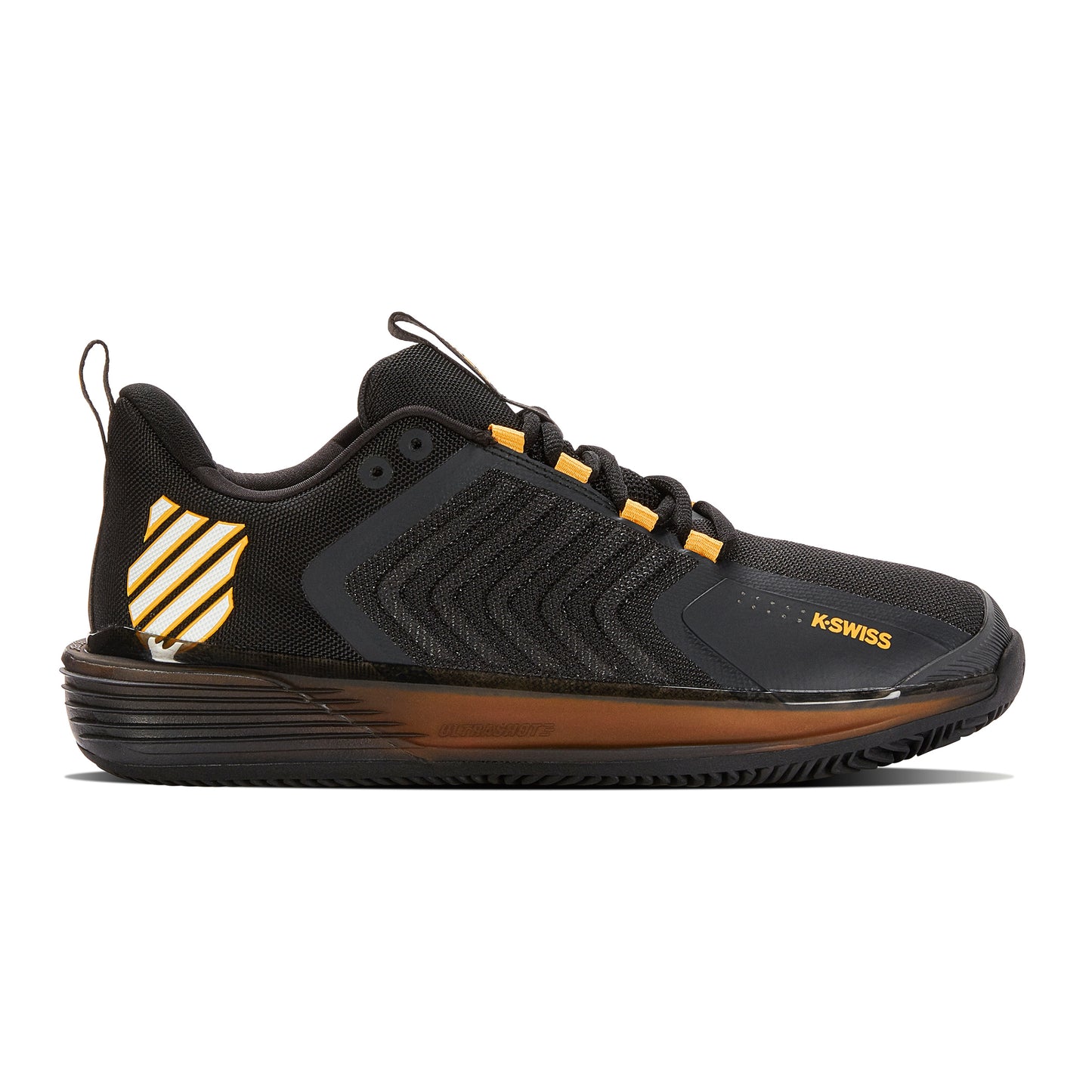 K-Swiss Ultrashot 3 Zapatilla tierra batida Hombres - negro, naranja