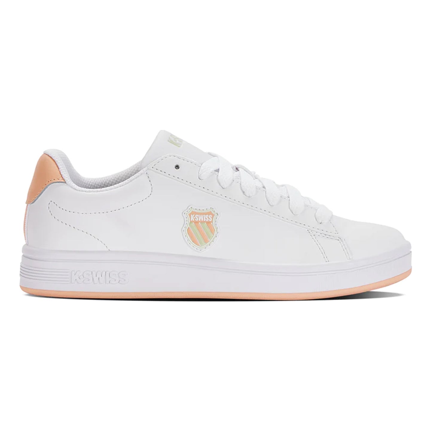 K-Swiss Court Shield Zapatilla de ocio Mujeres - blanco, albaricoque