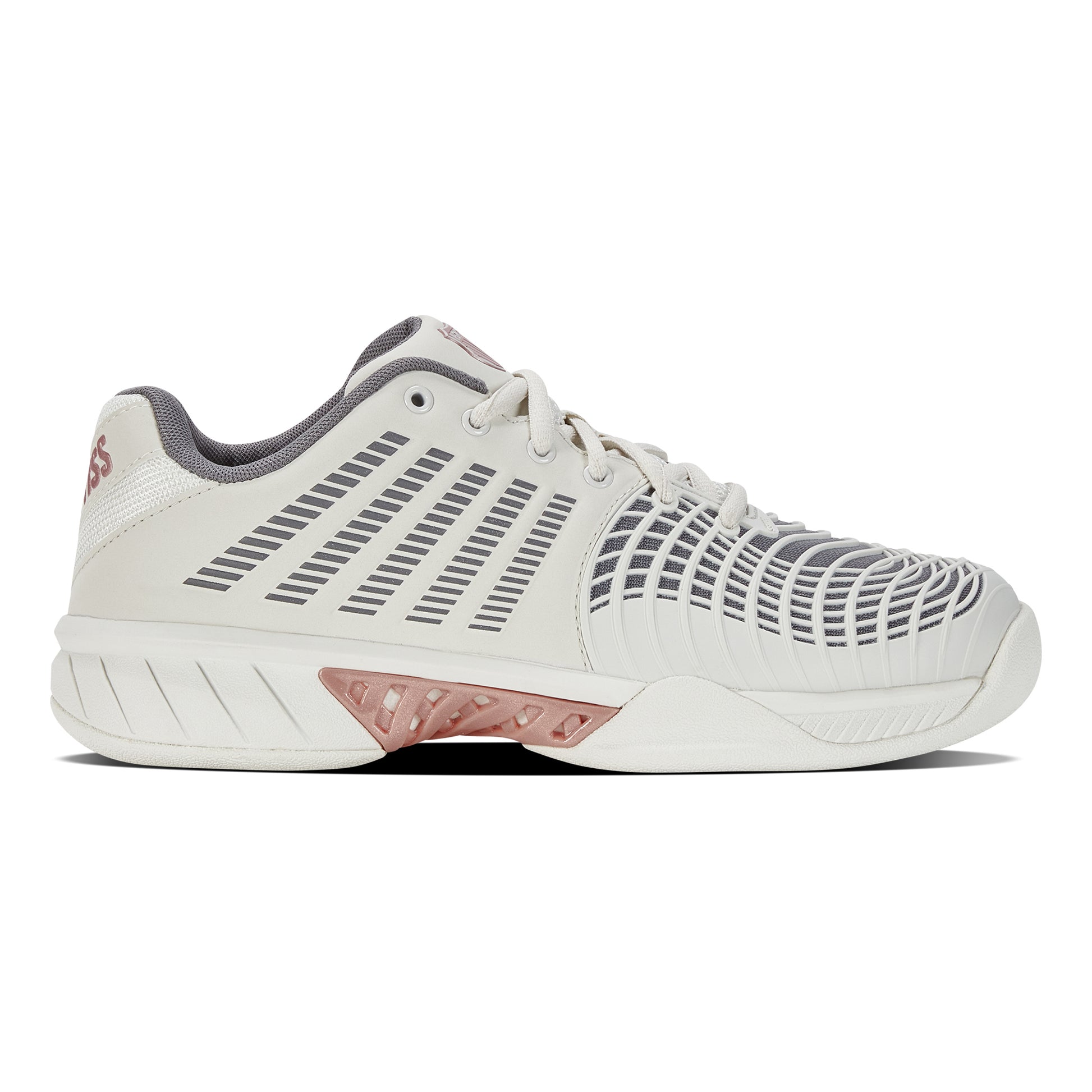 K-Swiss Express Light 3 Zapatilla para pista cubierta Mujeres - blanco, gris