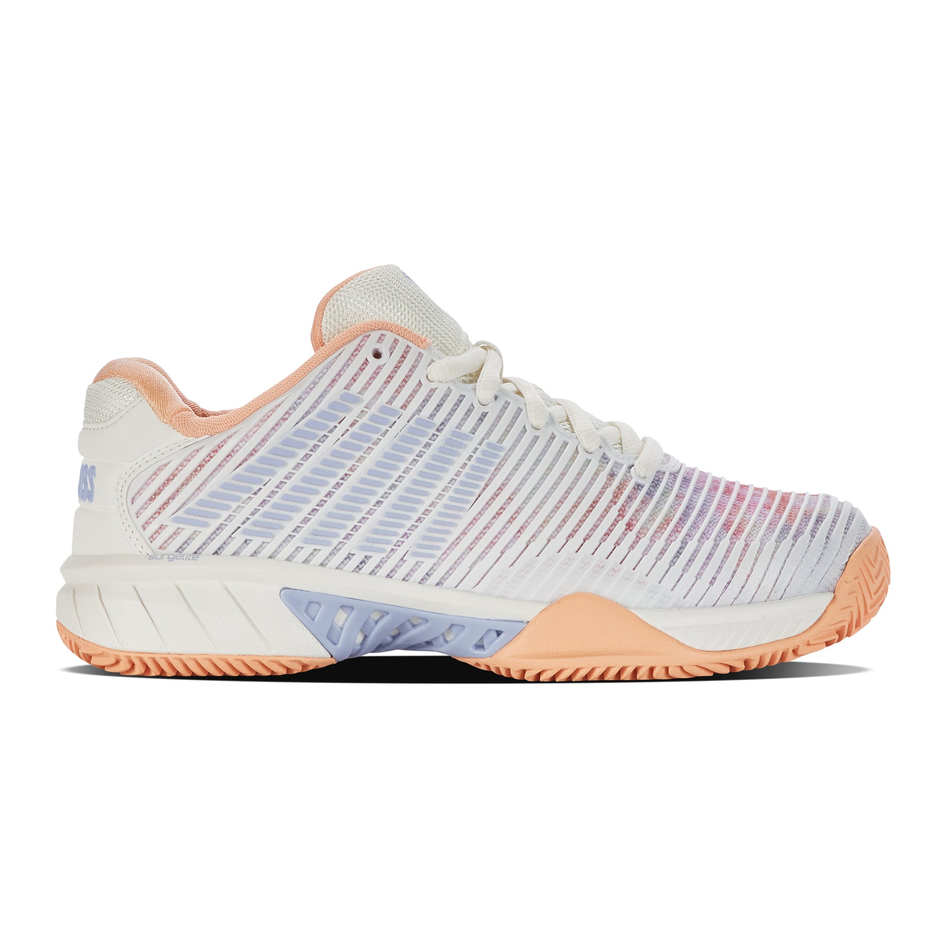 K-Swiss Hypercourt Express 2 CLAY Zapatilla Tierra Batida Mujeres-Blanco,Albaricoque