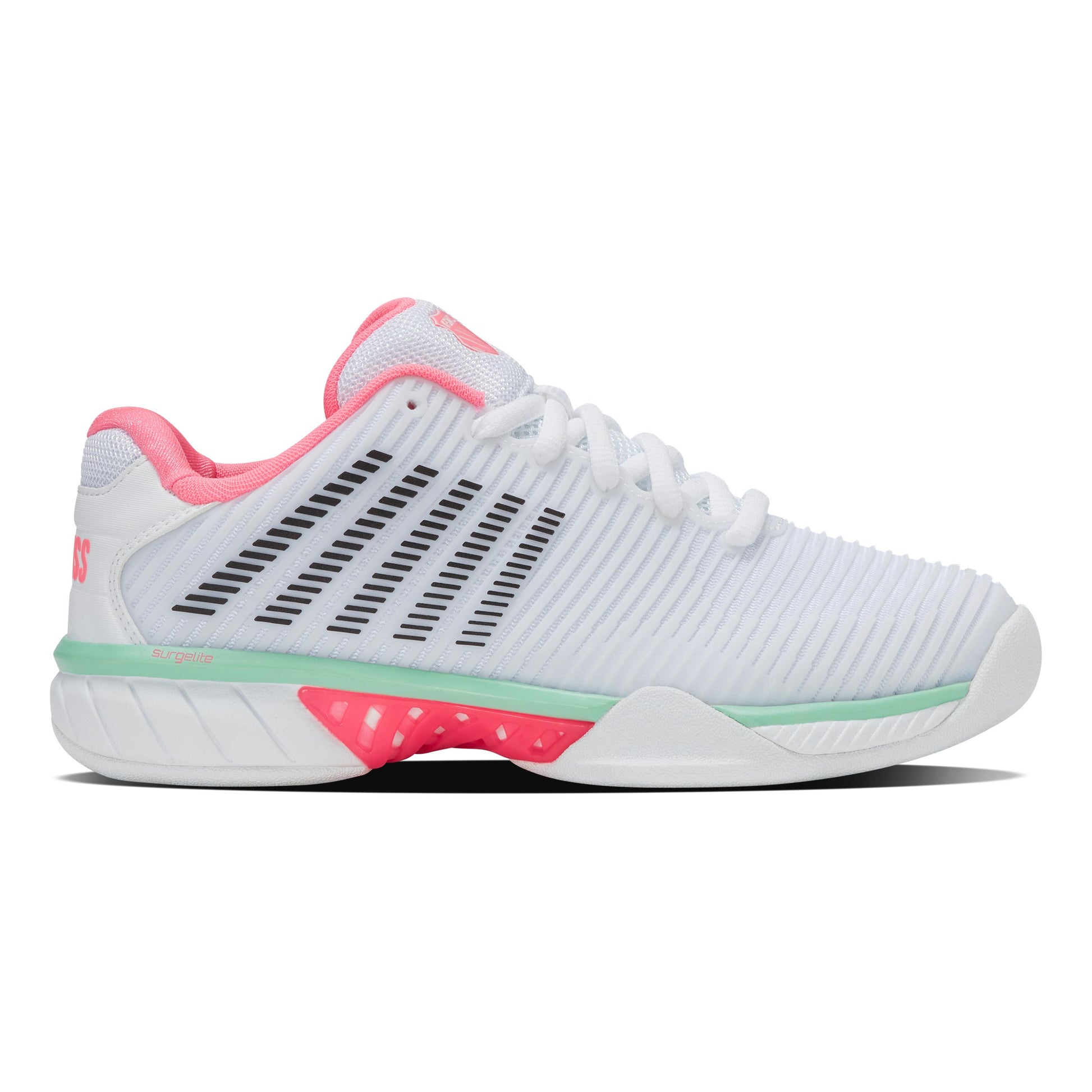 K-Swiss Hypercourt Express 2 Zapatilla Para Pista Cubierta Mujeres-Blanco,Multicolor