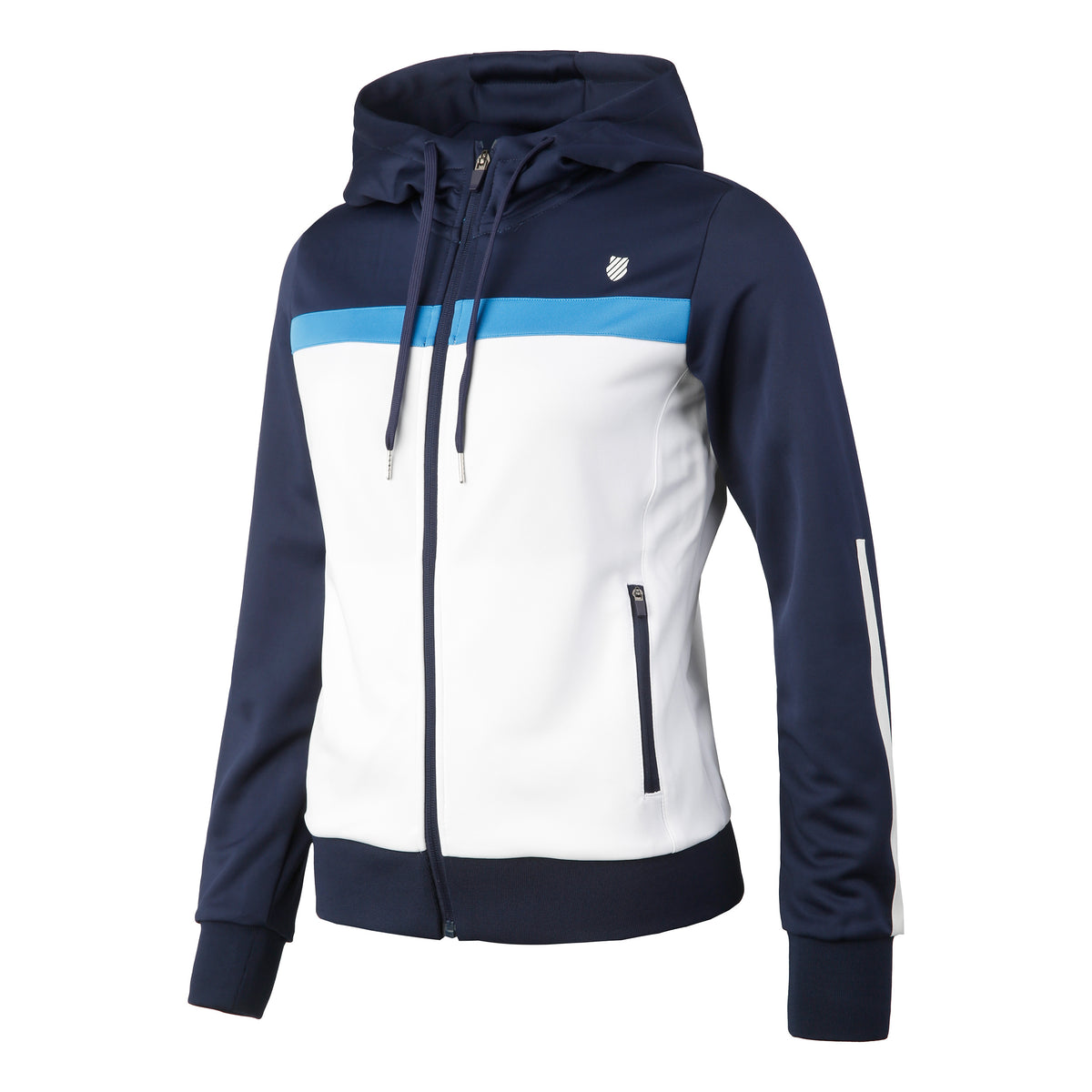 K-Swiss Core Team Tracksuit Chaqueta de entrenamiento Mujeres - azul oscuro, blanco