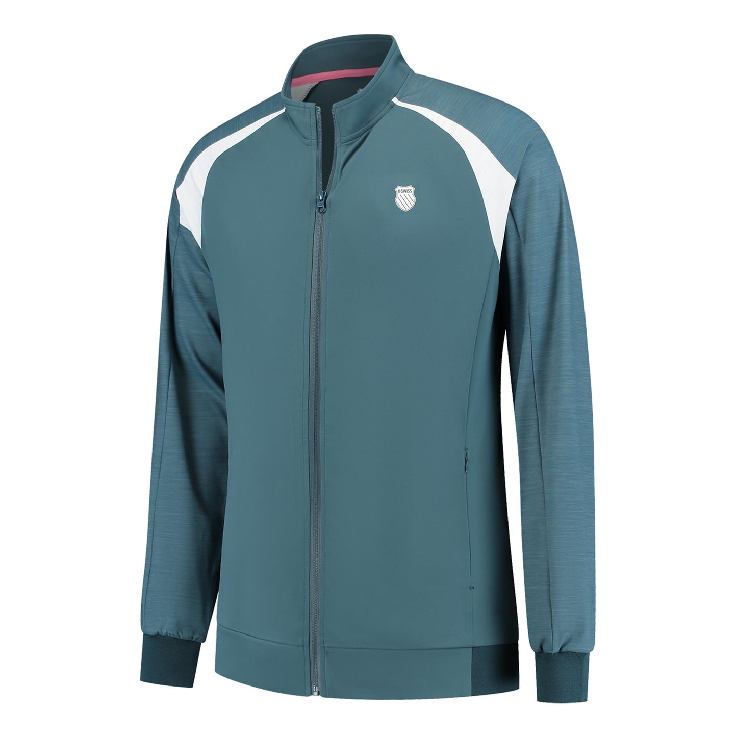 K-Swiss Hypercourt Chaqueta De Entrenamiento Hombres-Color Petróleo,Blanco