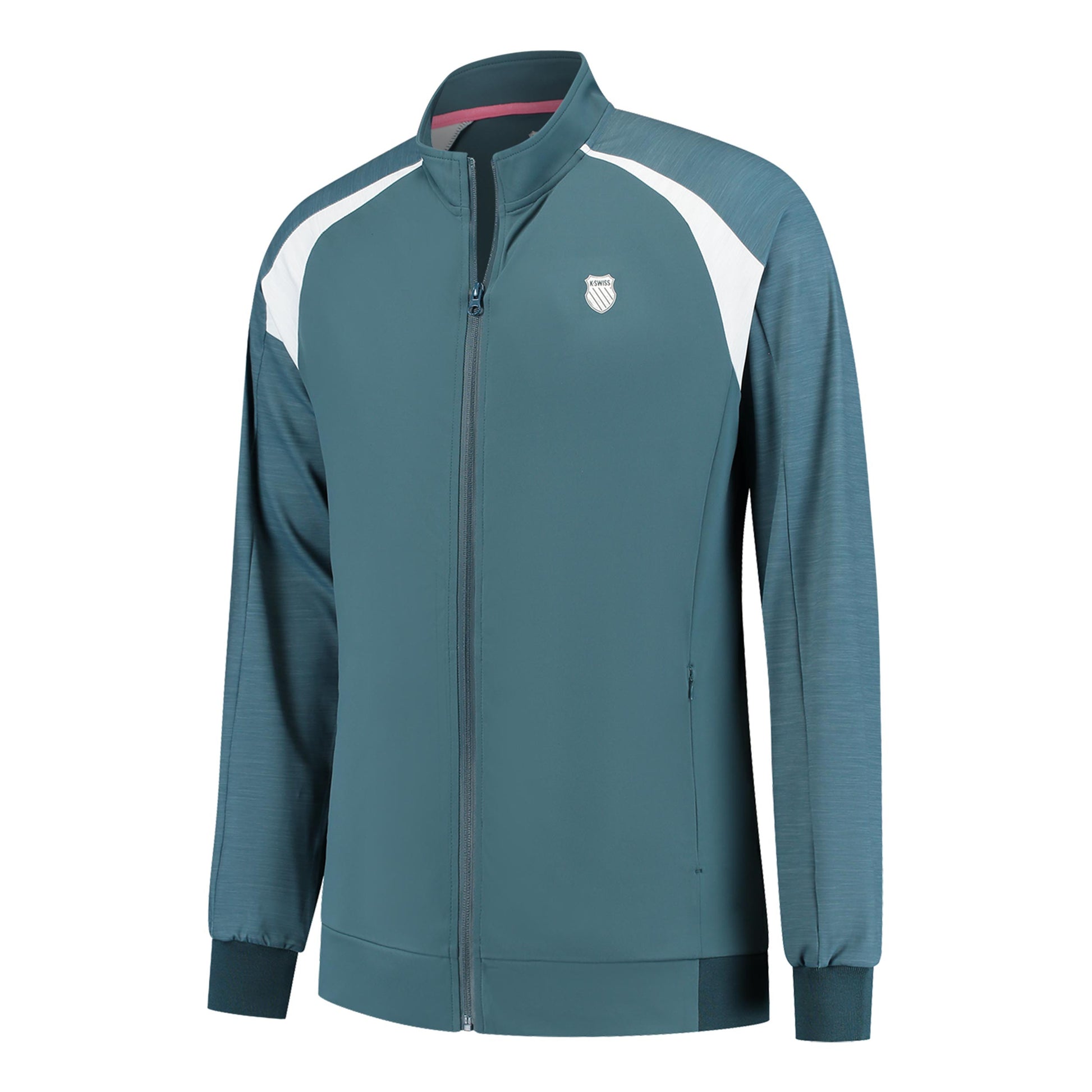 K-Swiss Hypercourt Chaqueta De Entrenamiento Hombres-Color Petróleo,Blanco