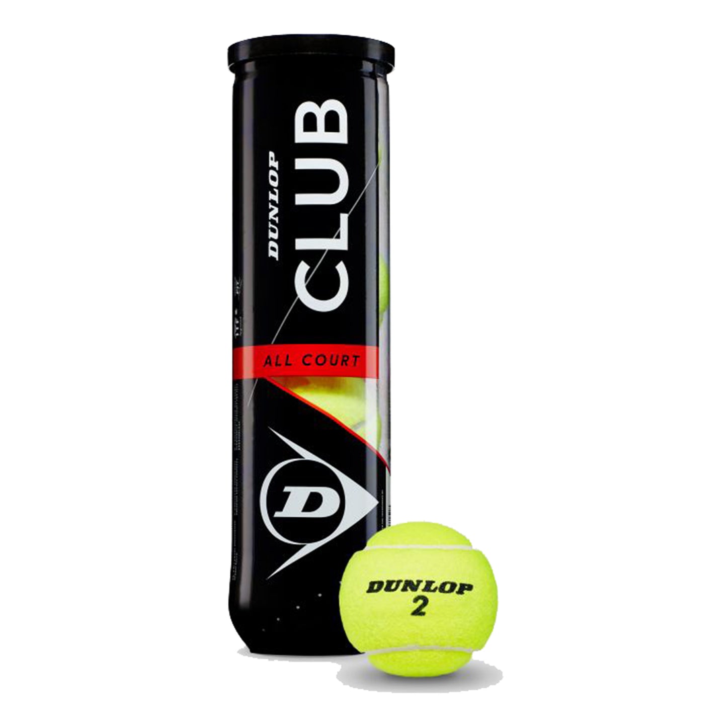 Dunlop Club All Court  Bote de 4 pelotas