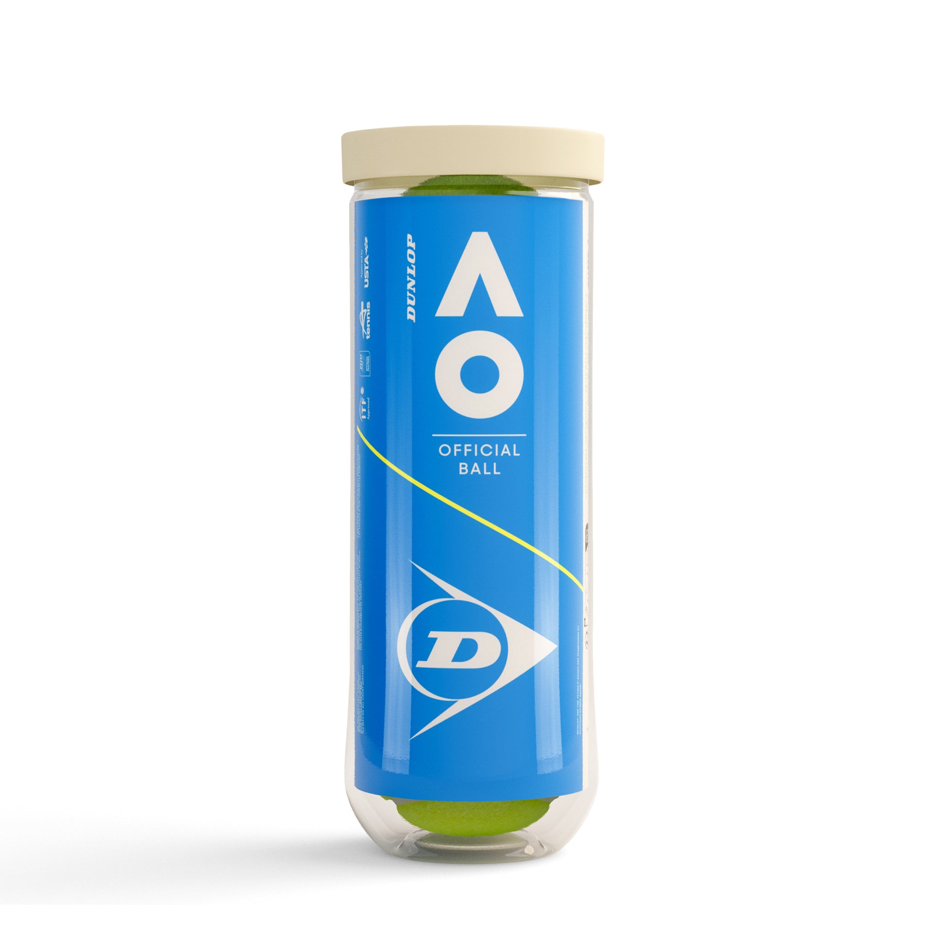 Dunlop Australian Open Bote De 3 Pelotas