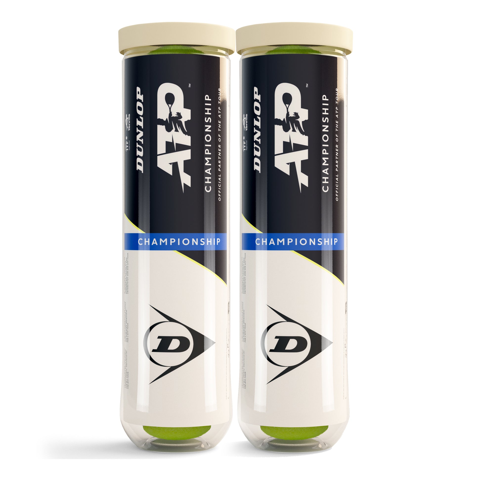 Dunlop ATP Championship Bi Pack 2 Botes De 4 Pelotas
