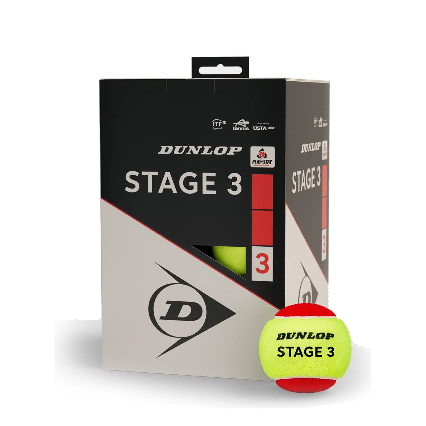 Dunlop Stage 3 Red Caja de 12