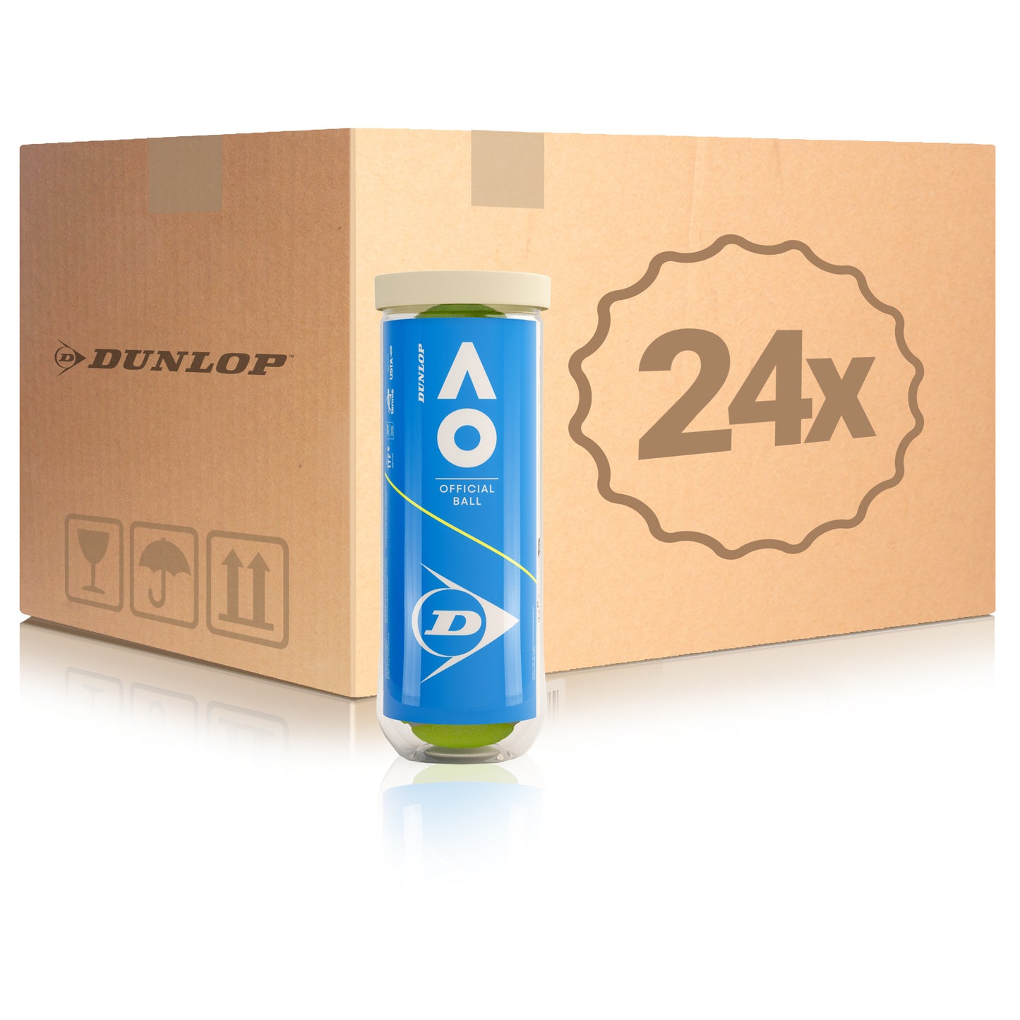 Dunlop 24 botes de 3 pelotas Australian Open