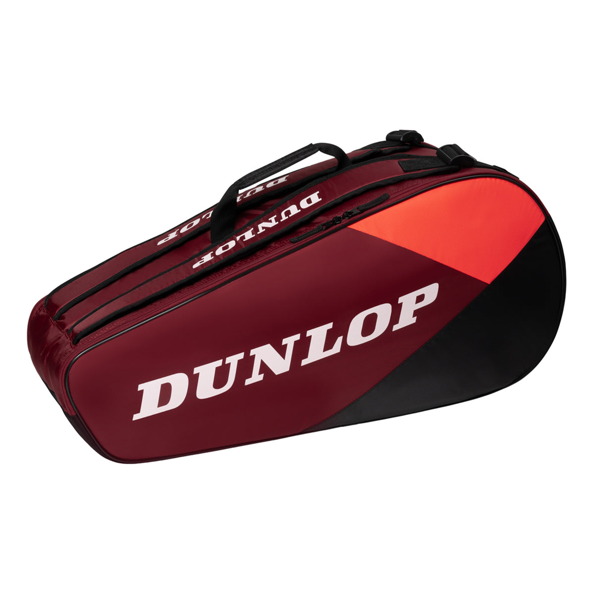 Dunlop Performance CX Club Raquetero De 6-Negro,Rojo