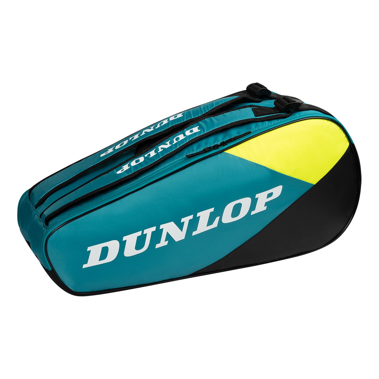 Dunlop SX Club Raquetero De 6-Negro,Turquesa