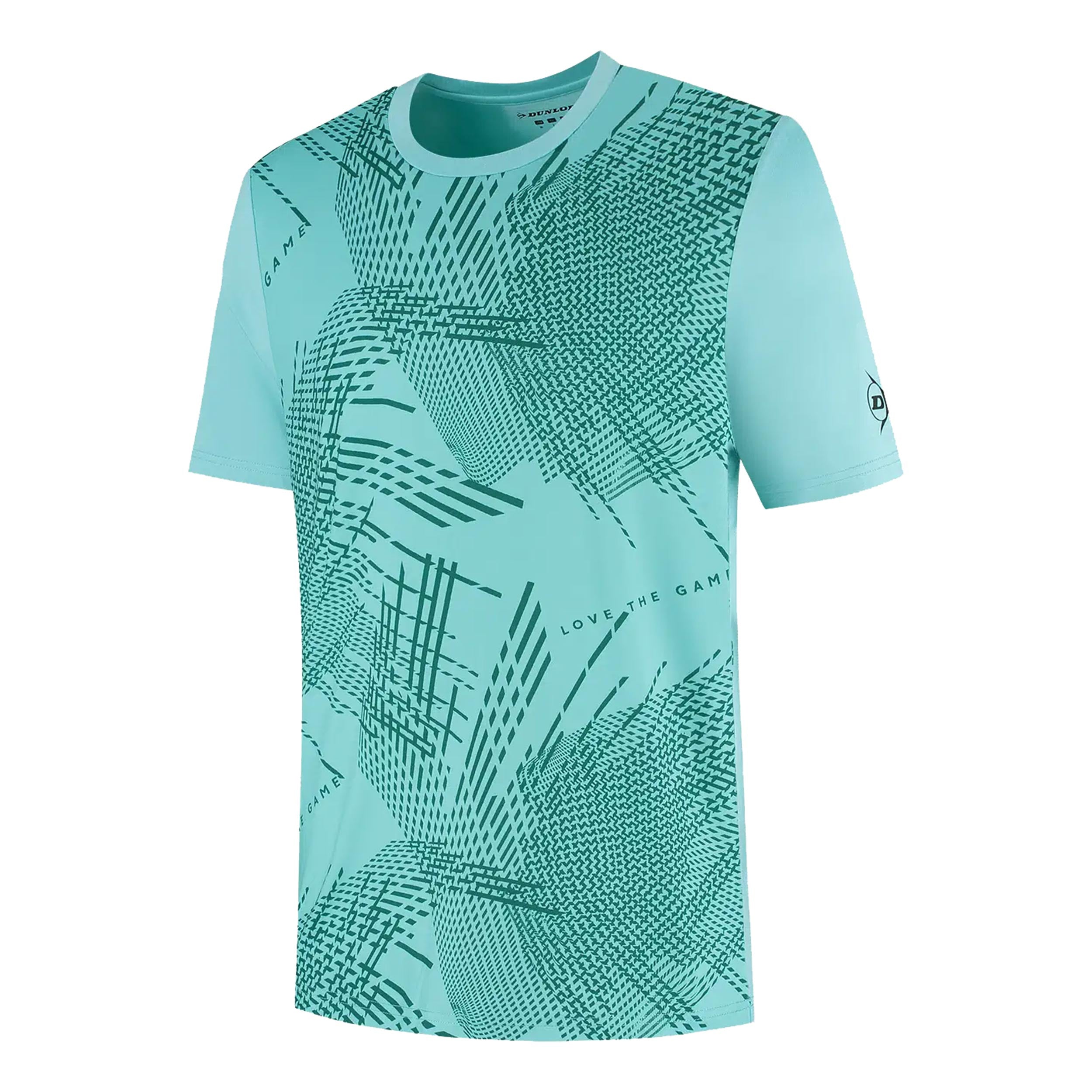 Dunlop Game Camiseta De Manga Corta Hombres-Turquesa,Verde