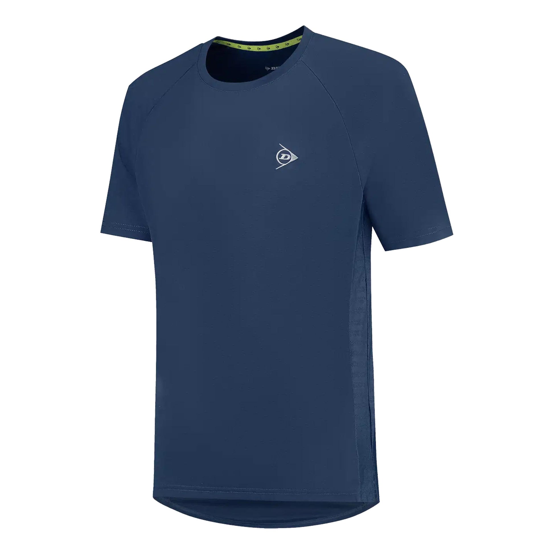 Dunlop Club Crew Camiseta De Manga Corta Hombres-Azul Oscuro