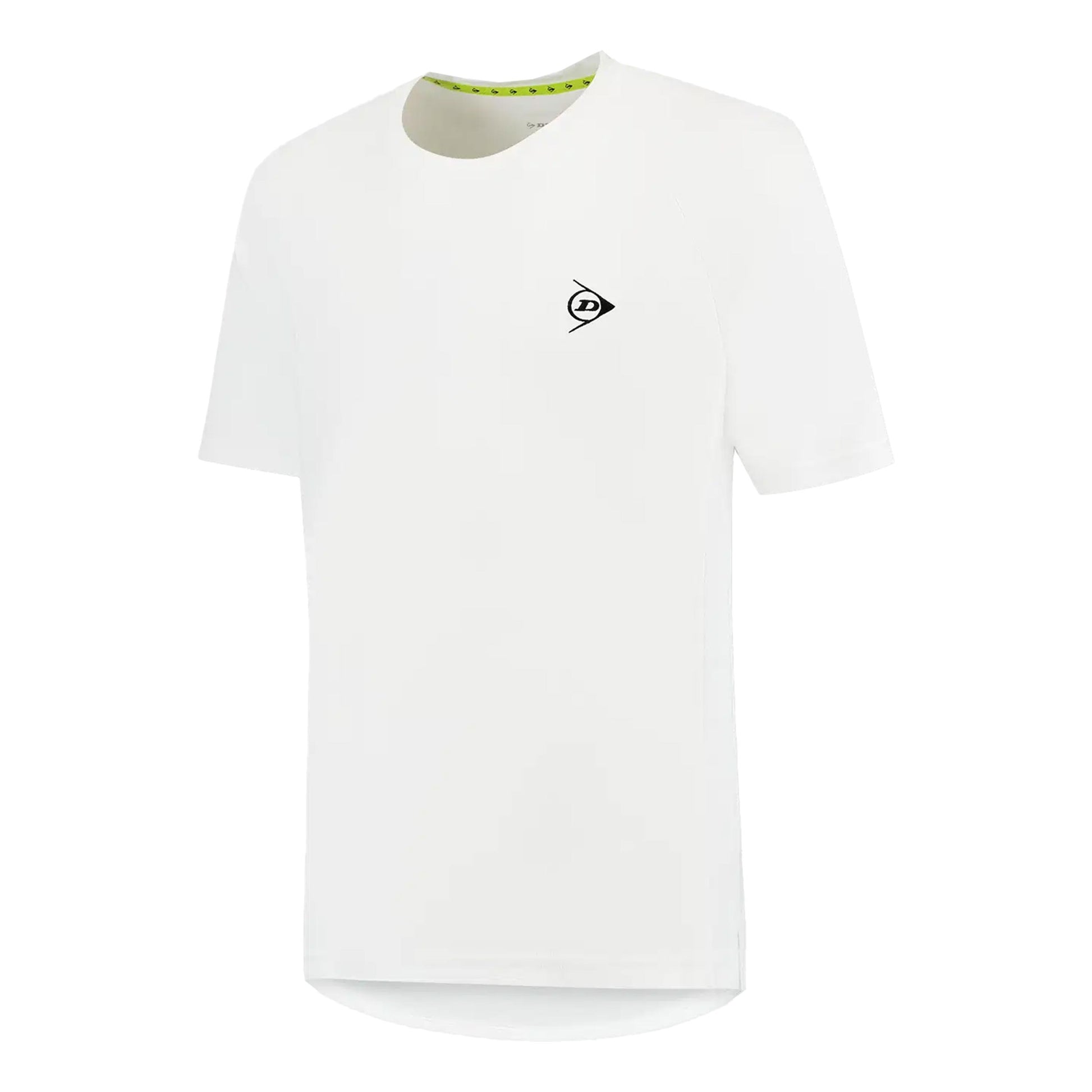 Dunlop Club Crew Camiseta De Manga Corta Hombres-Blanco