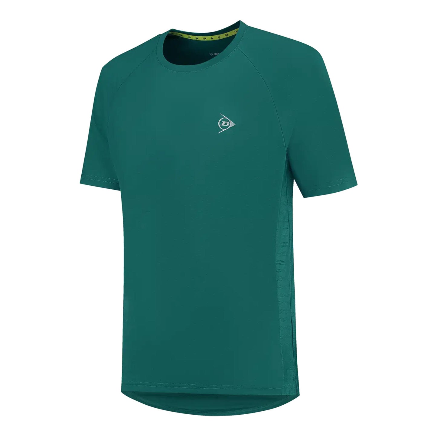 Dunlop Club Crew Camiseta De Manga Corta Hombres-Verde Oscuro