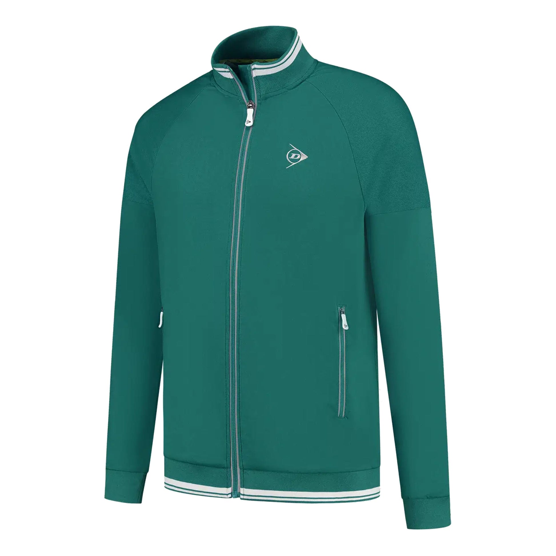 Dunlop Club Knitted Chaqueta De Entrenamiento Hombres-Verde Oscuro