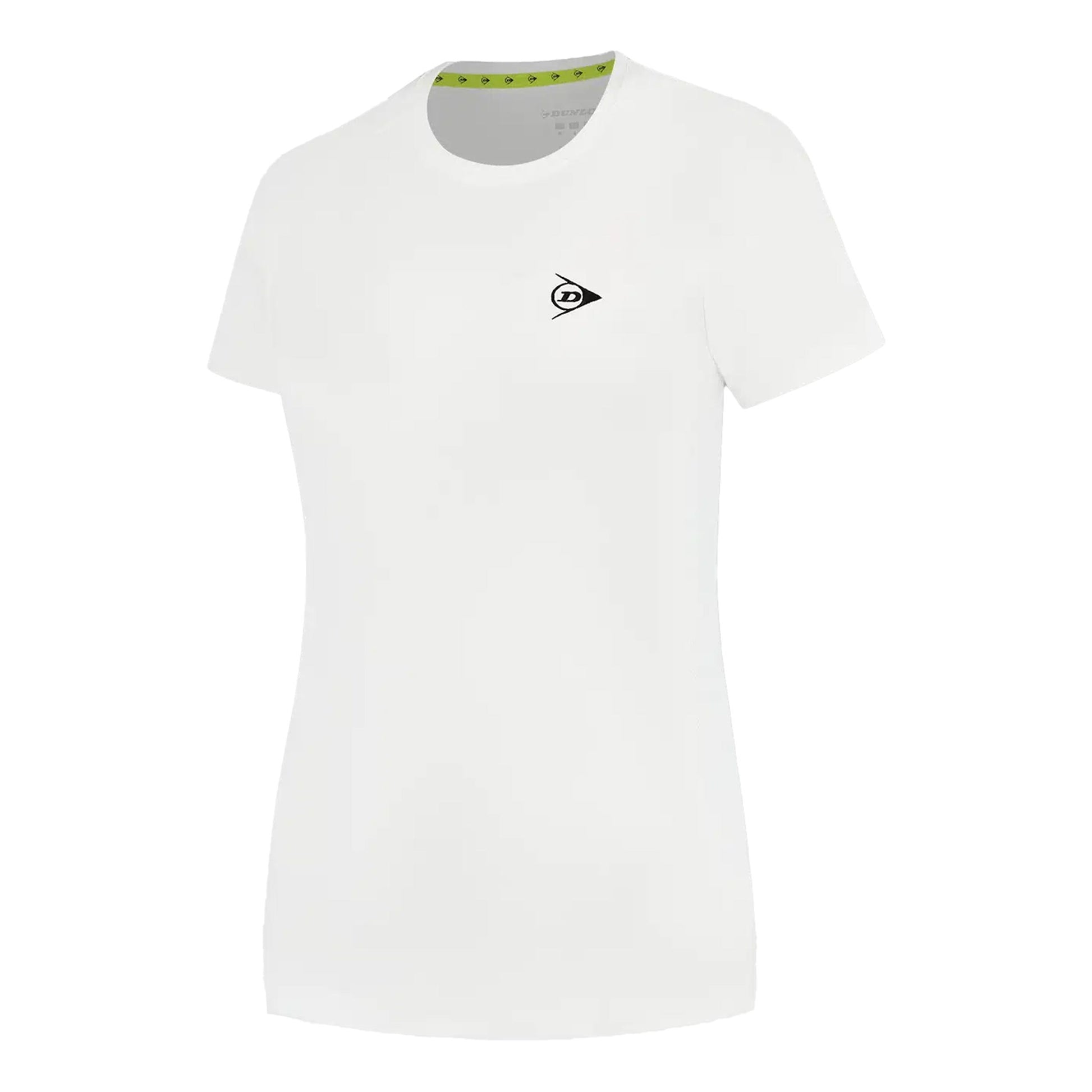 Dunlop Club Crew Camiseta De Manga Corta Mujeres-Blanco