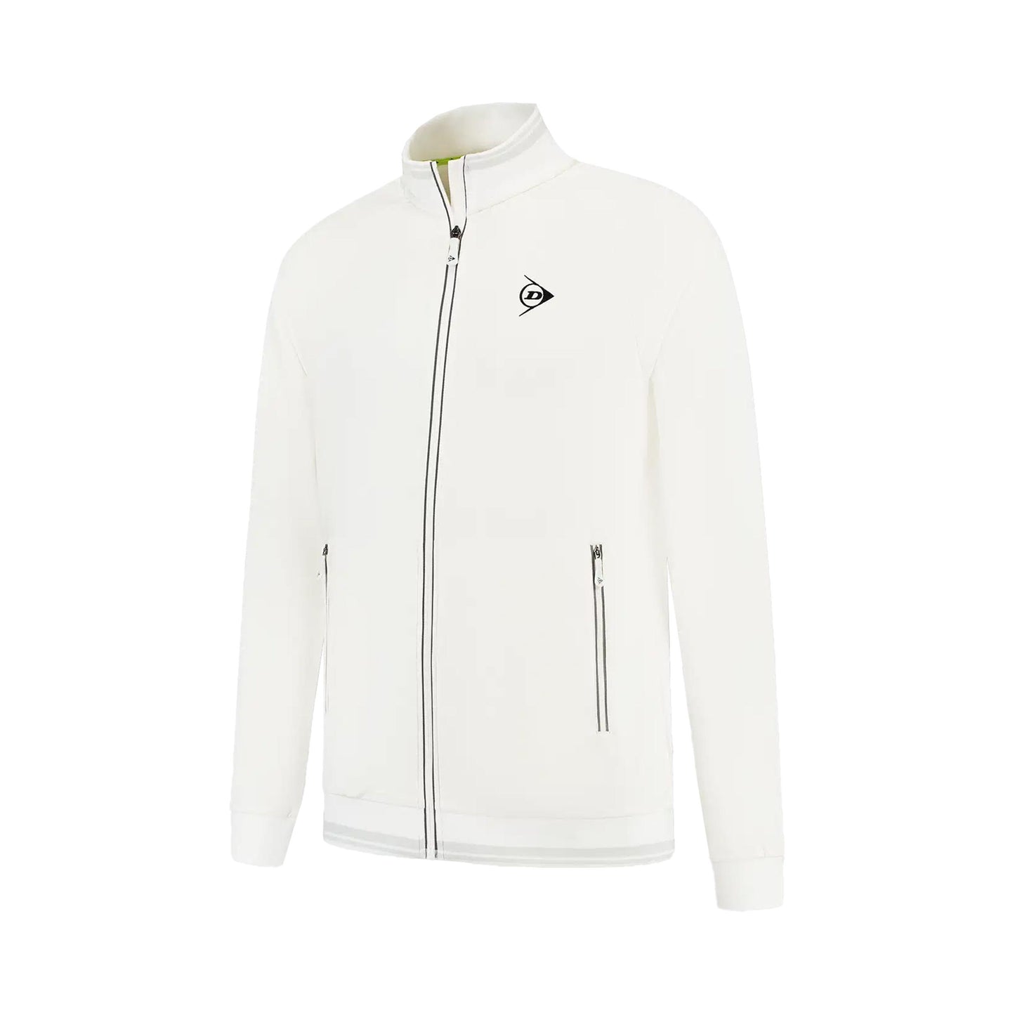 Dunlop Club Knitted Chaqueta De Entrenamiento Chicos-Blanco