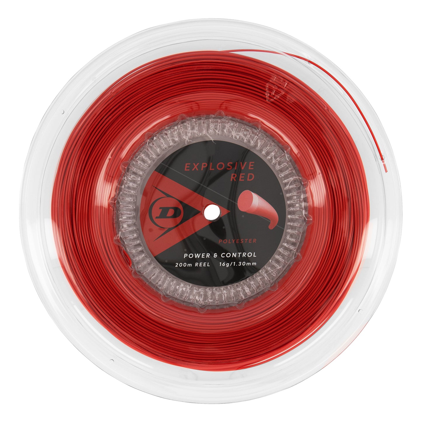 Dunlop Explosive Bobinas De Cordaje 200m-Rojo