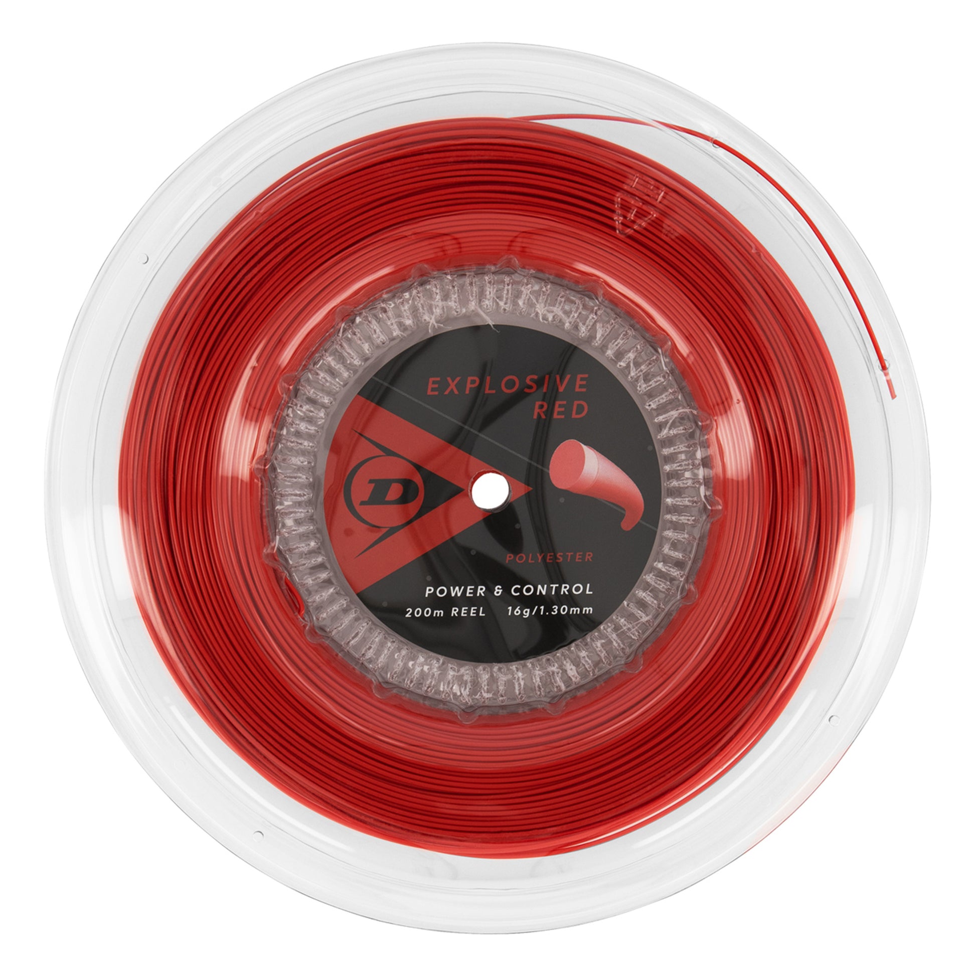 Dunlop Explosive Bobinas De Cordaje 200m-Rojo
