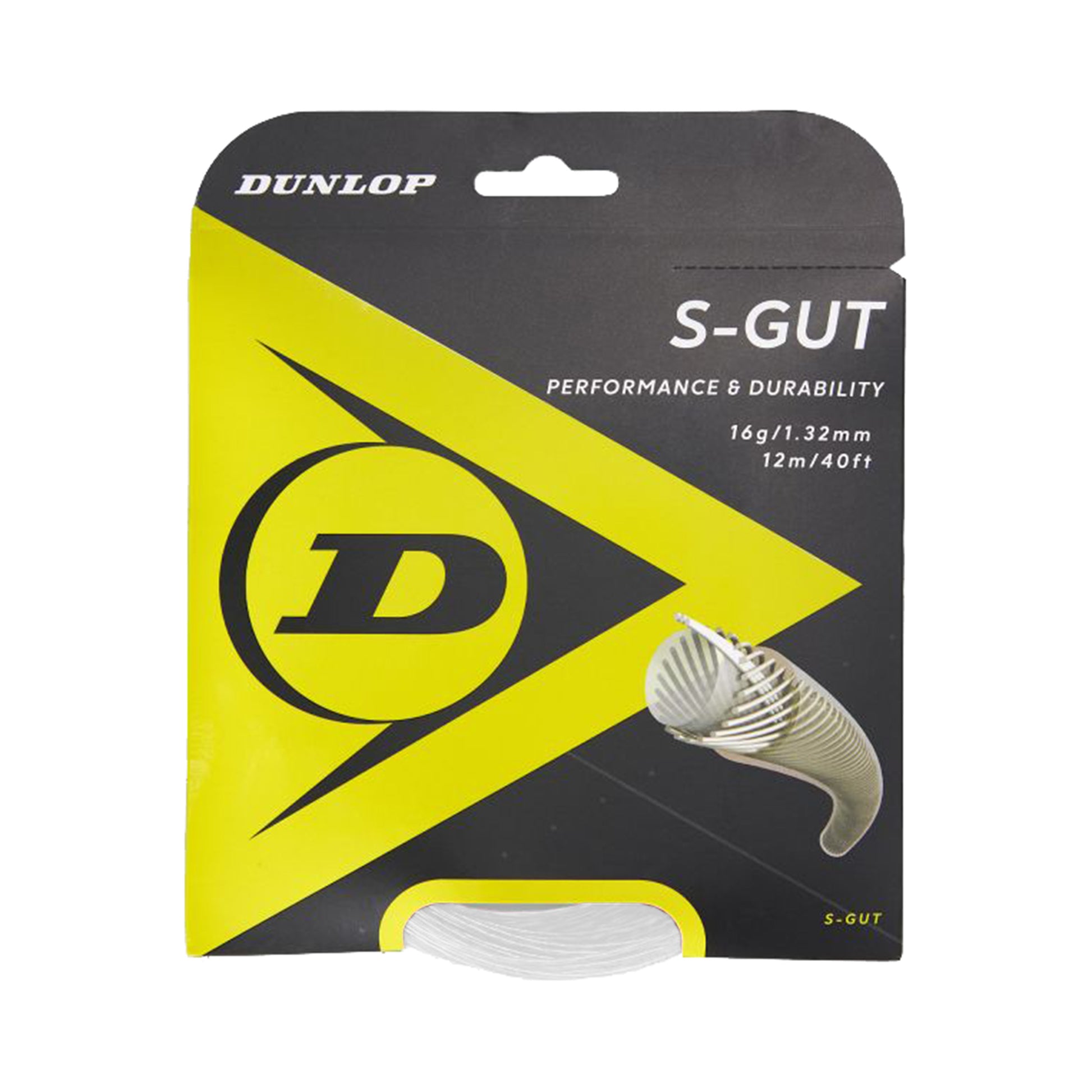 Dunlop S-Gut Sets Individuales 12m-Blanco