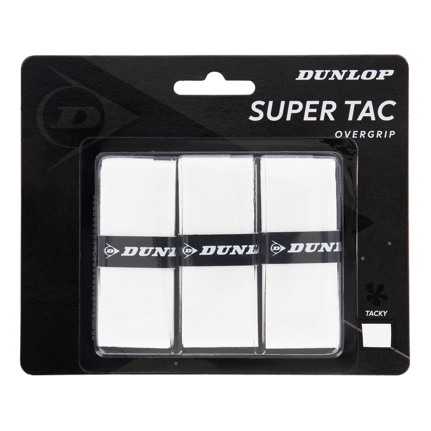 Dunlop Super Tac Pack De 3-Blanco