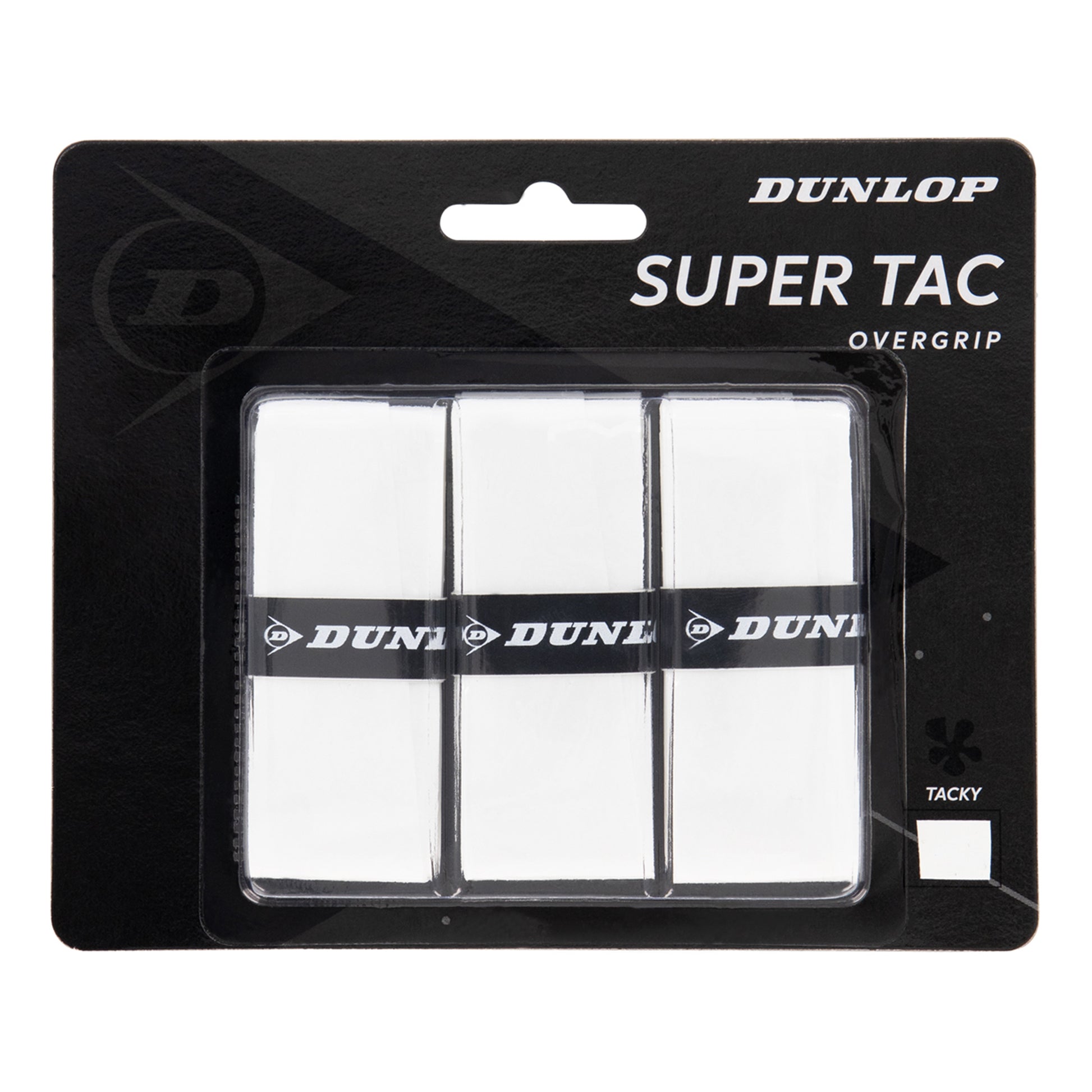 Dunlop Super Tac Pack De 3-Blanco