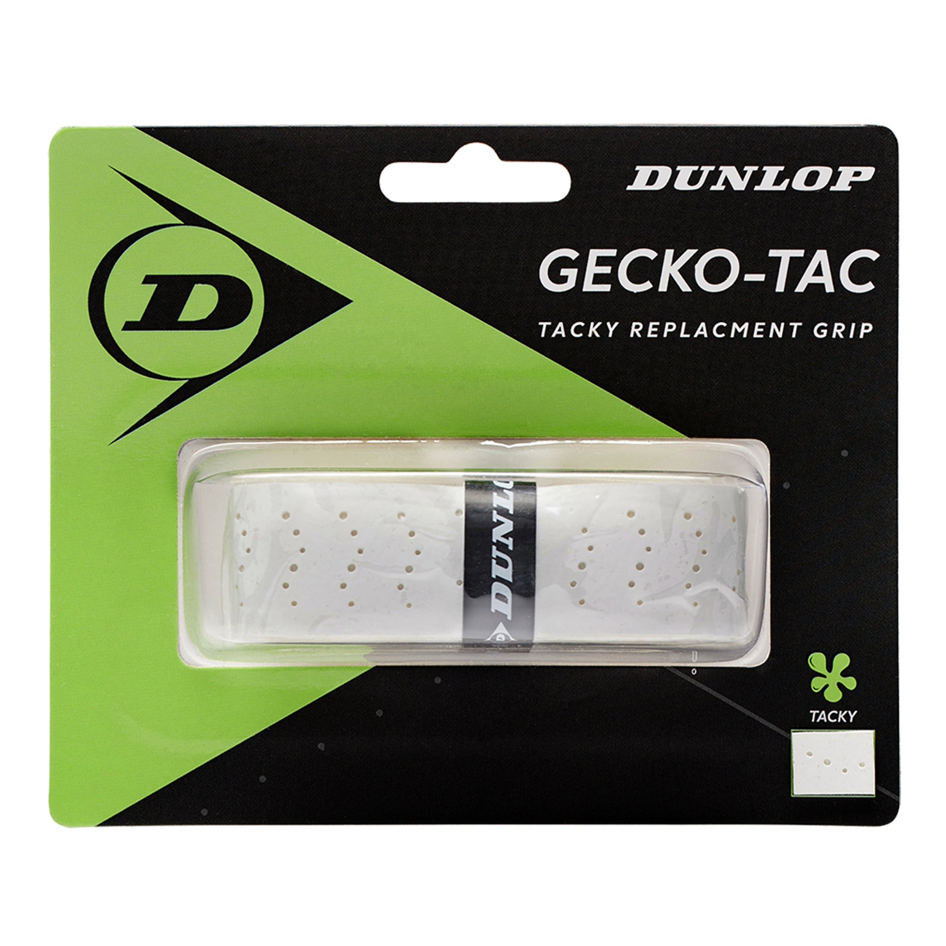Dunlop Gecko-Tac Replacement Grip Pack De 1-Blanco