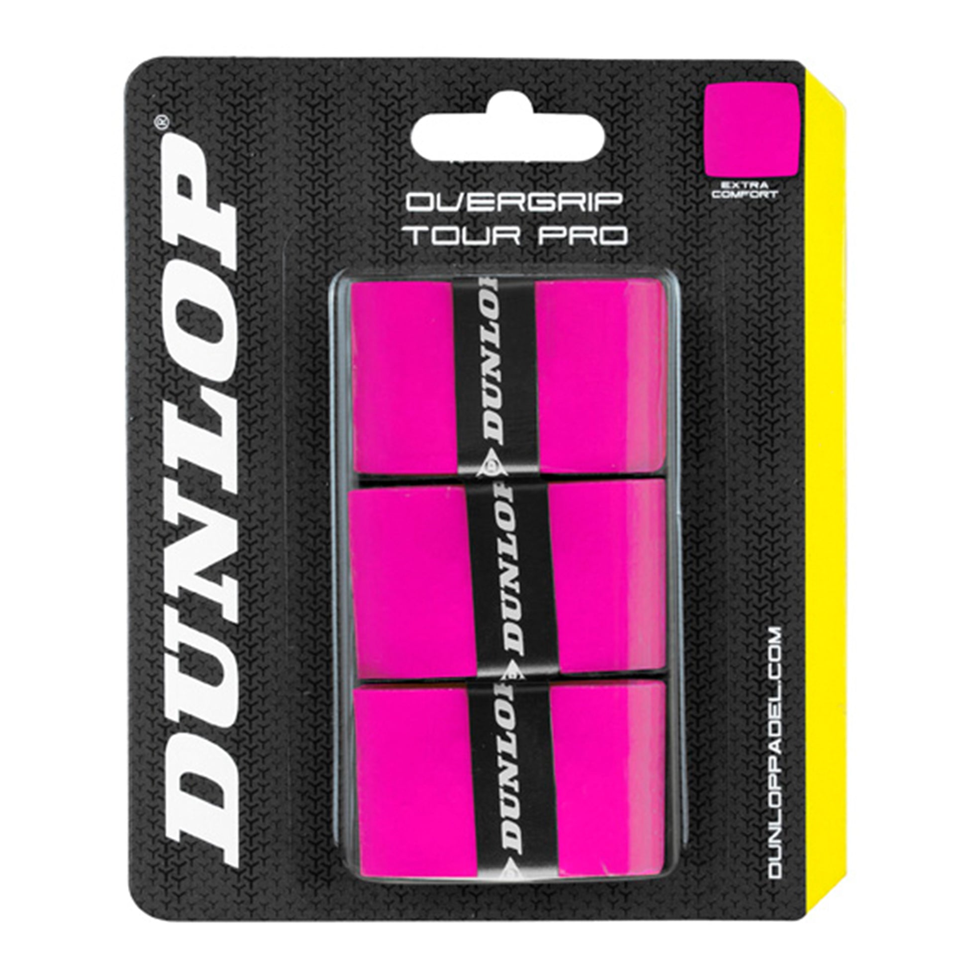 Dunlop Tour Pro Pack de 3-rosa