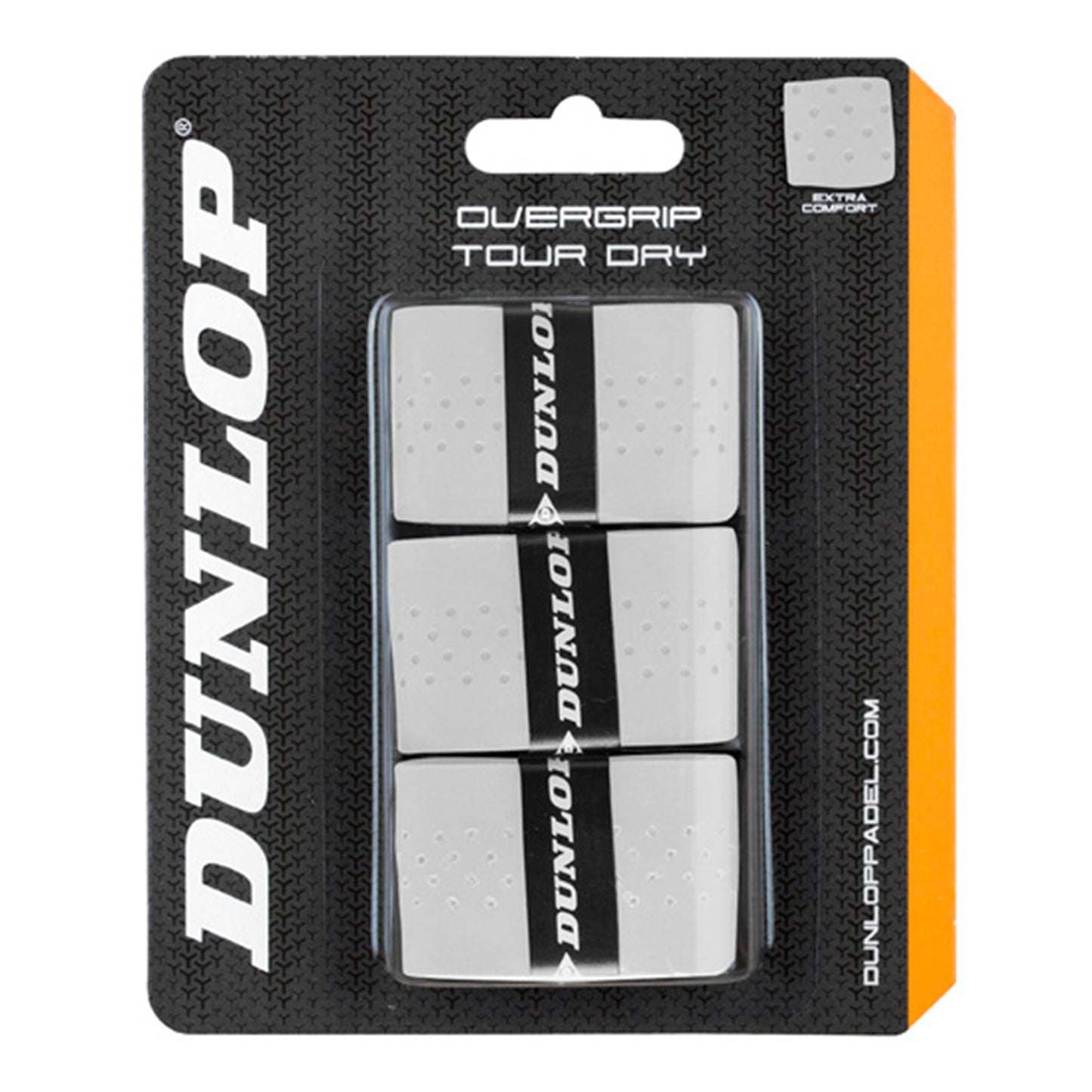 Dunlop Tour Dry Pack de 3-blanco