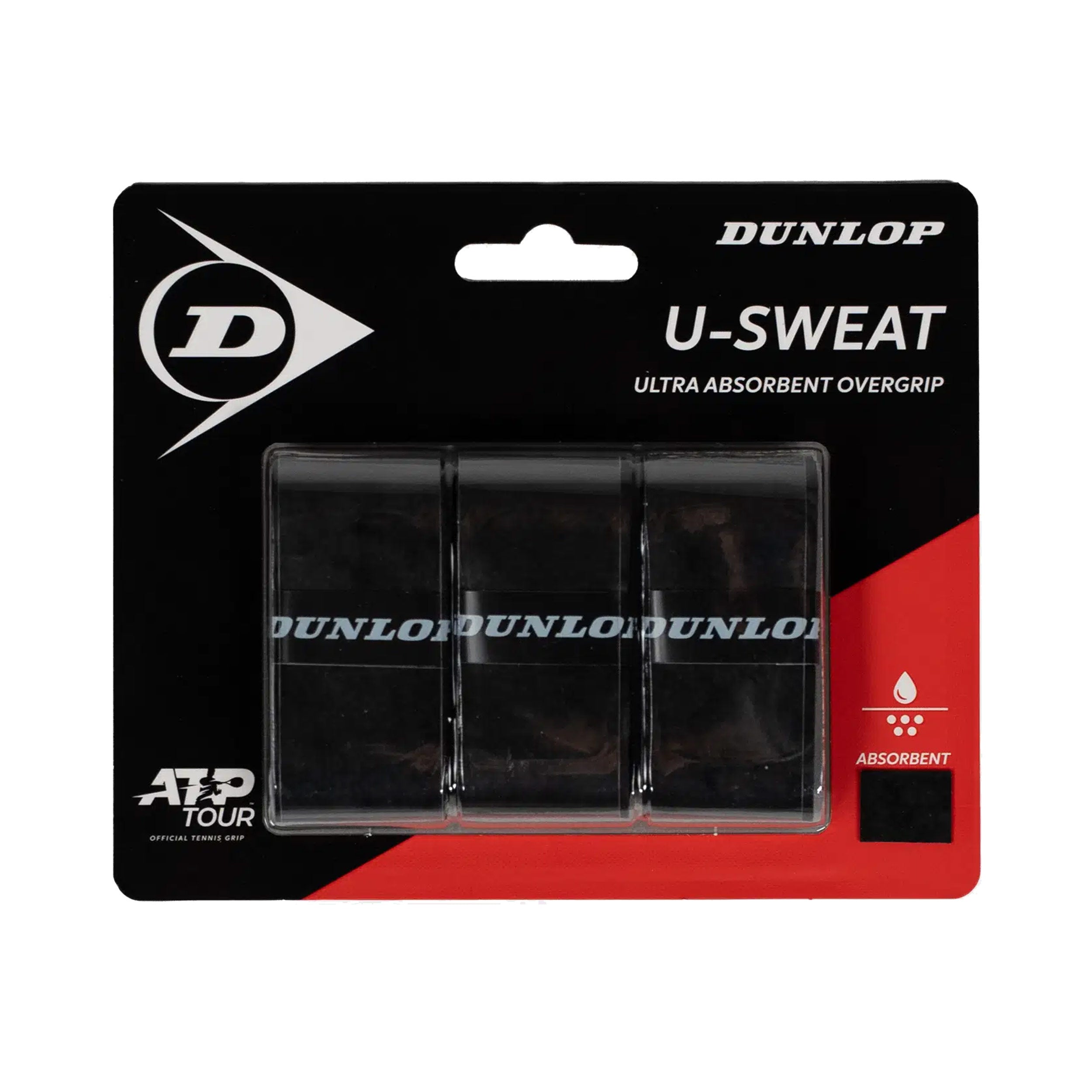Dunlop U-Sweat Pack de 3 - negro
