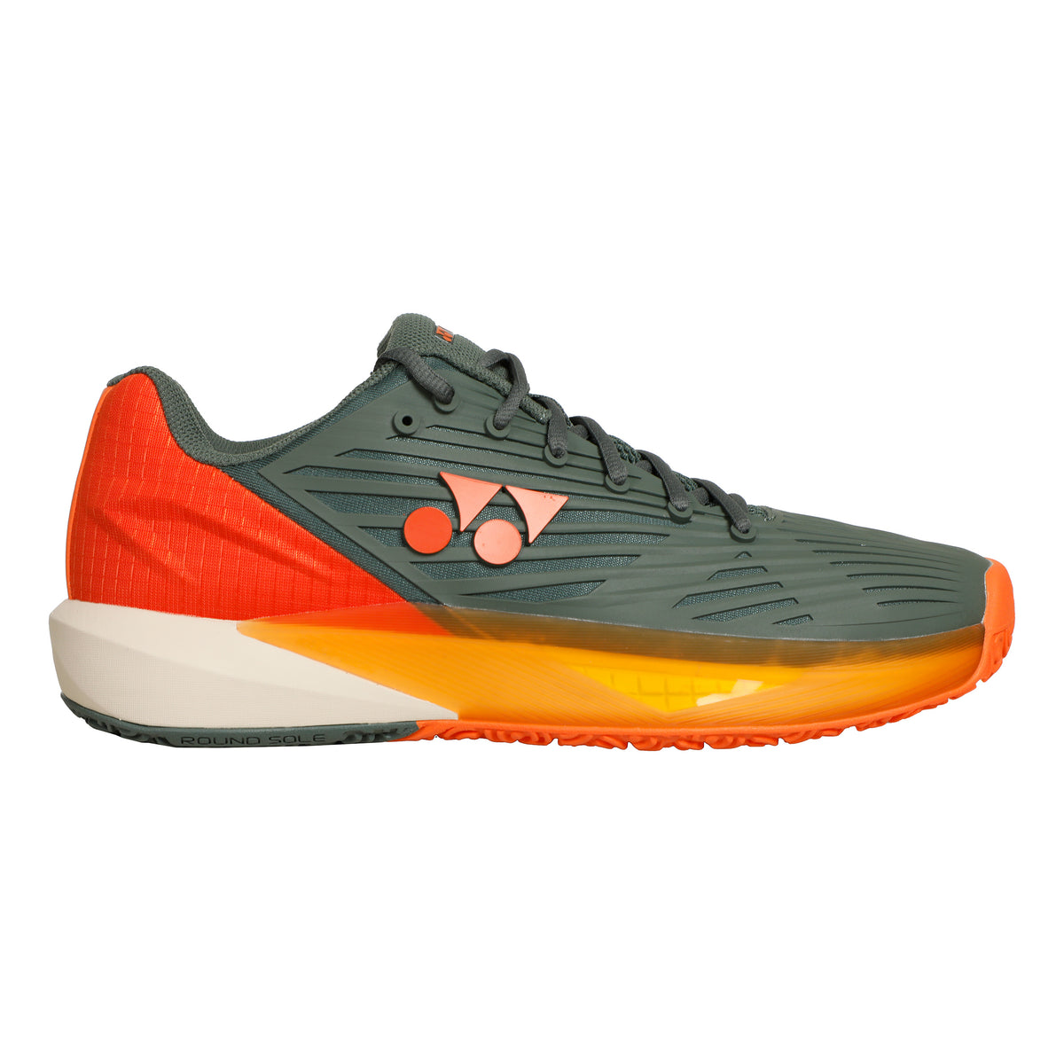 Yonex Eclipsion 5 Zapatilla tierra batida Hombres - oliva, naranja