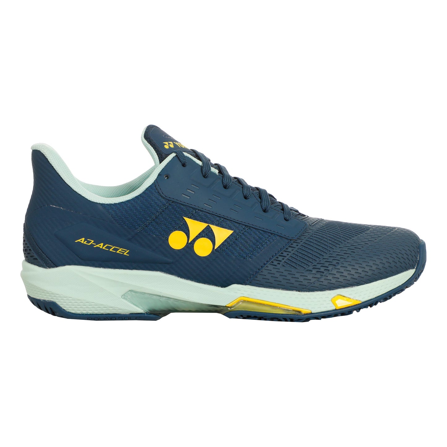 Yonex Power Cushion Ad-Accel Zapatilla Tierra Batida Hombres-Azul Oscuro,Turquesa