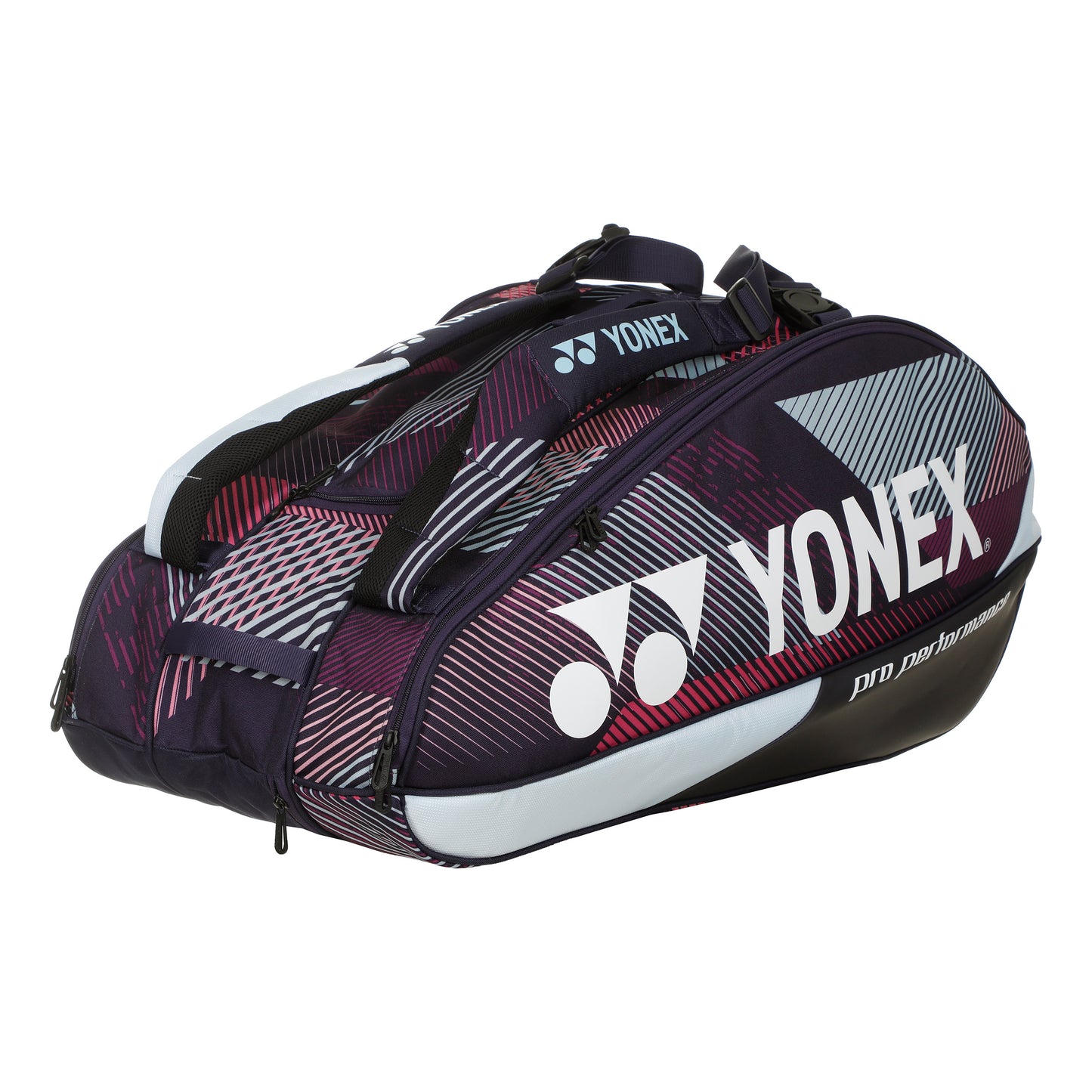Yonex Pro Racquet Bag Raquetero De 9-Lila,Gris