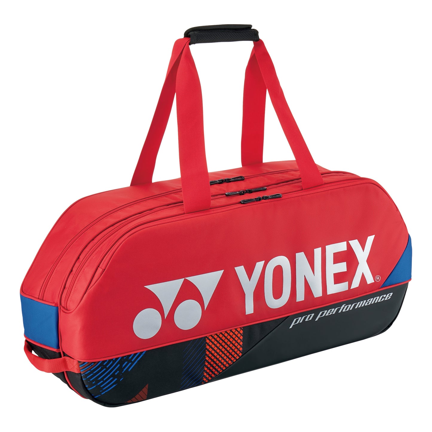 Yonex Pro Tournament Bag Raquetero De 3-Rojo,Azul