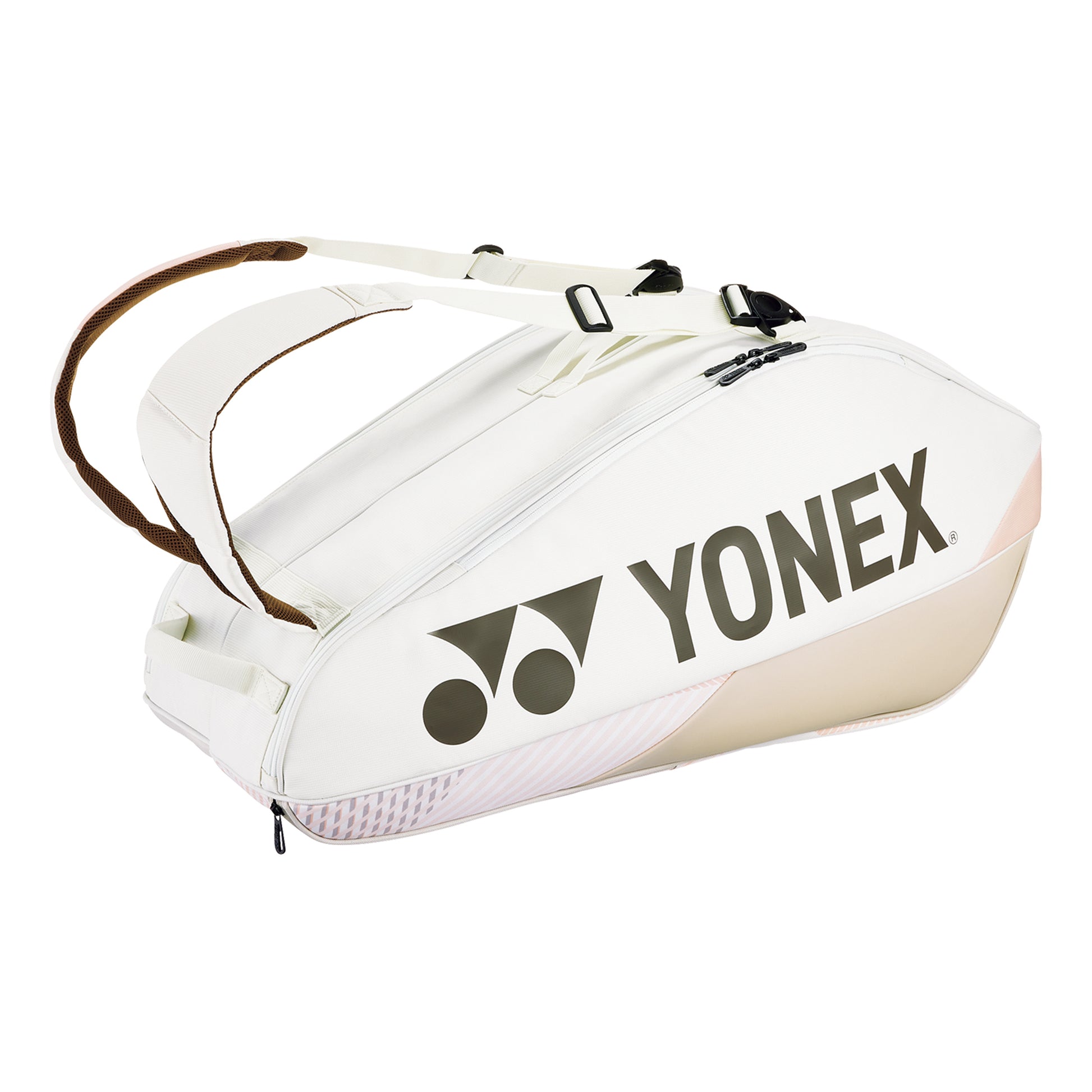Yonex Pro Racquet Bag Sand Beige Raquetero 8er-Beige,Rosa