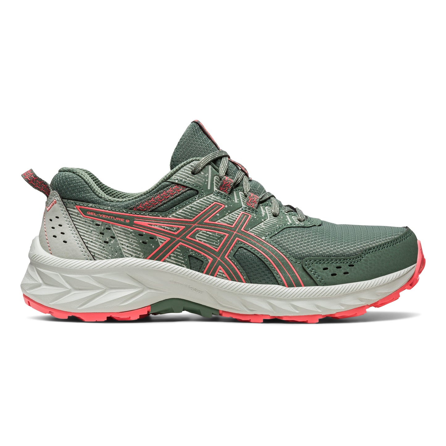 ASICS Gel-Venture 9 Zapatilla trail Mujeres - verde, naranja