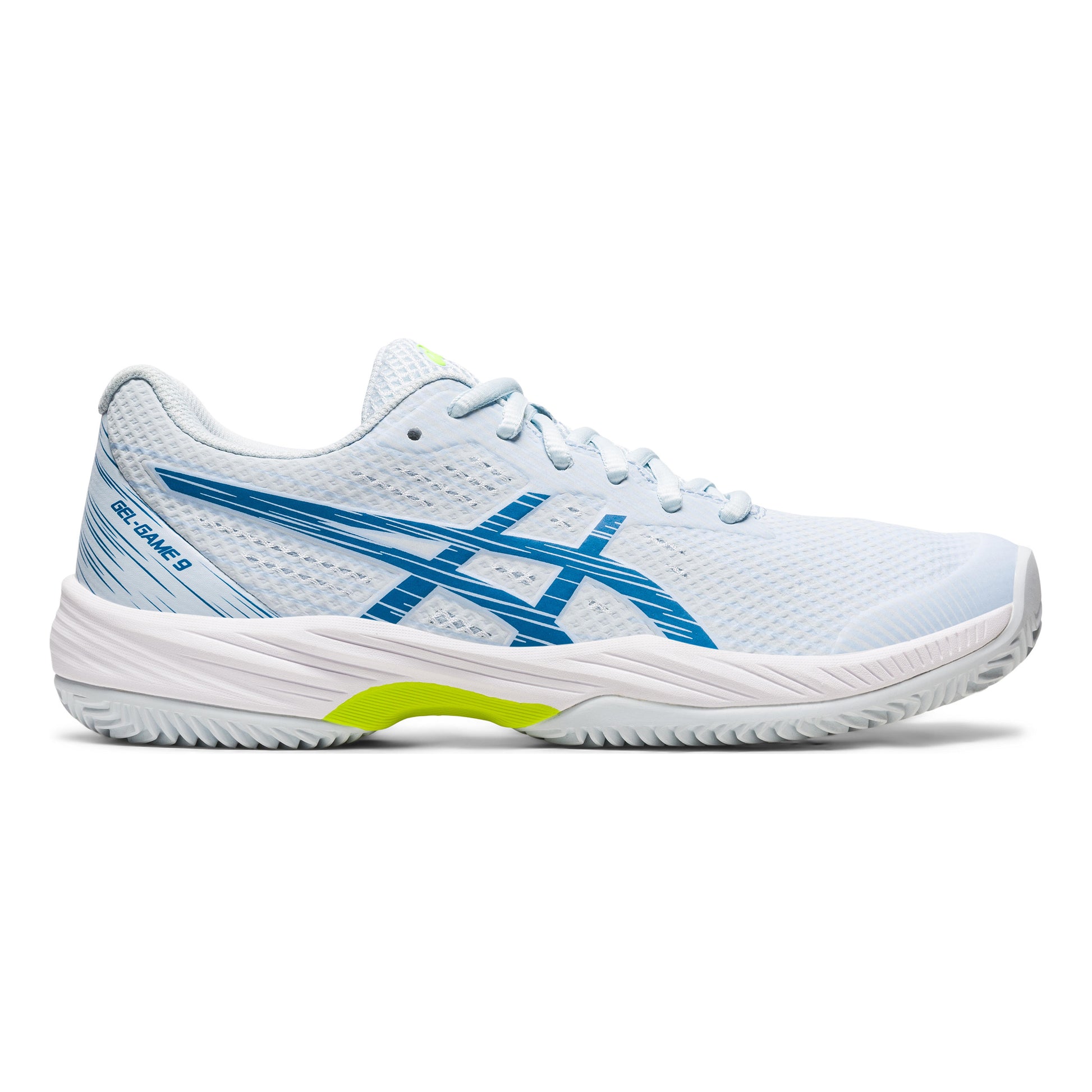 ASICS Gel-Game 9 Zapatilla tierra batida Mujeres - azul claro, azul