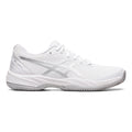 Gel-Game 9 Zapatilla tierra batida Mujeres - blanco, plateado