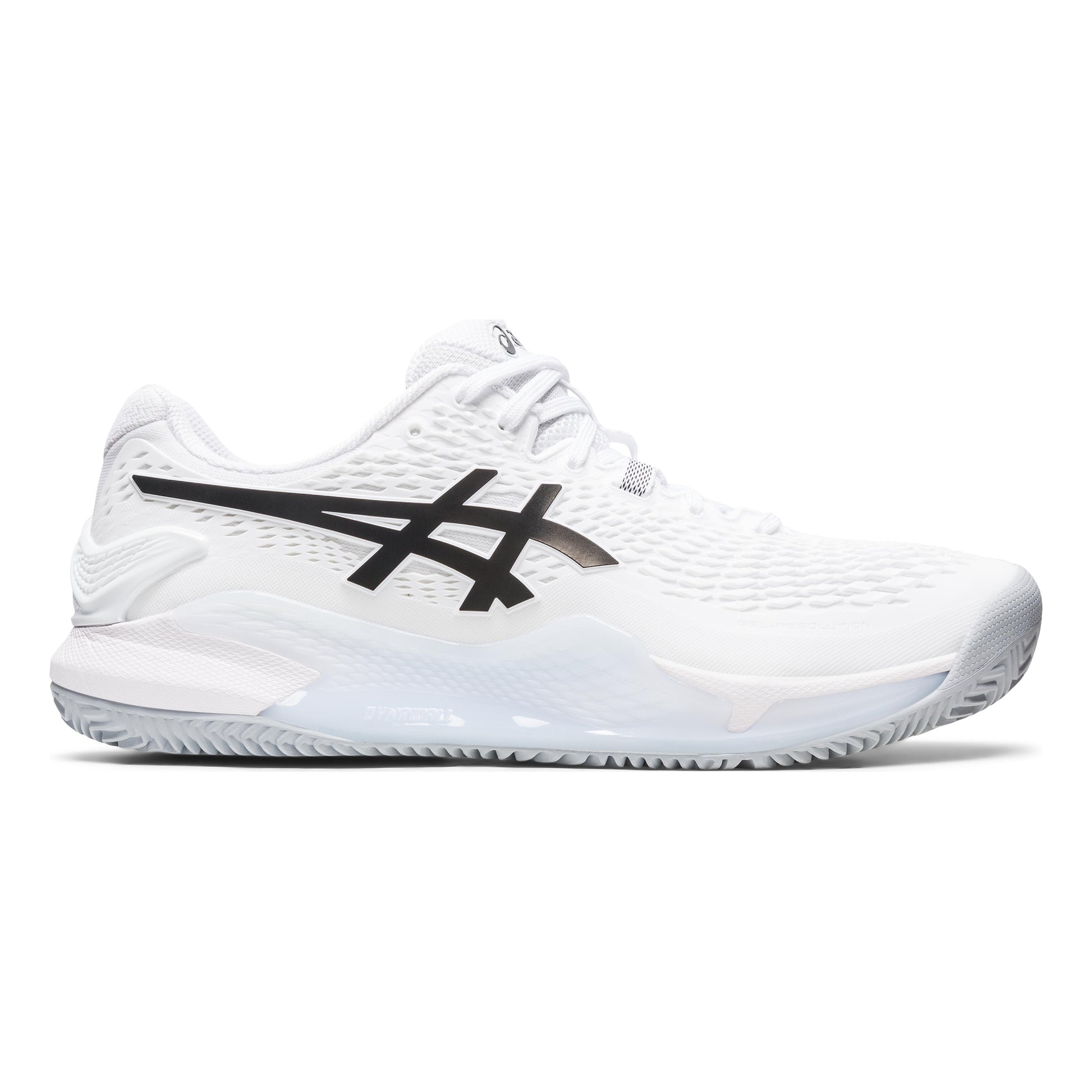 ASICS Gel-Resolution 9 Zapatilla tierra batida Hombres - blanco, negro