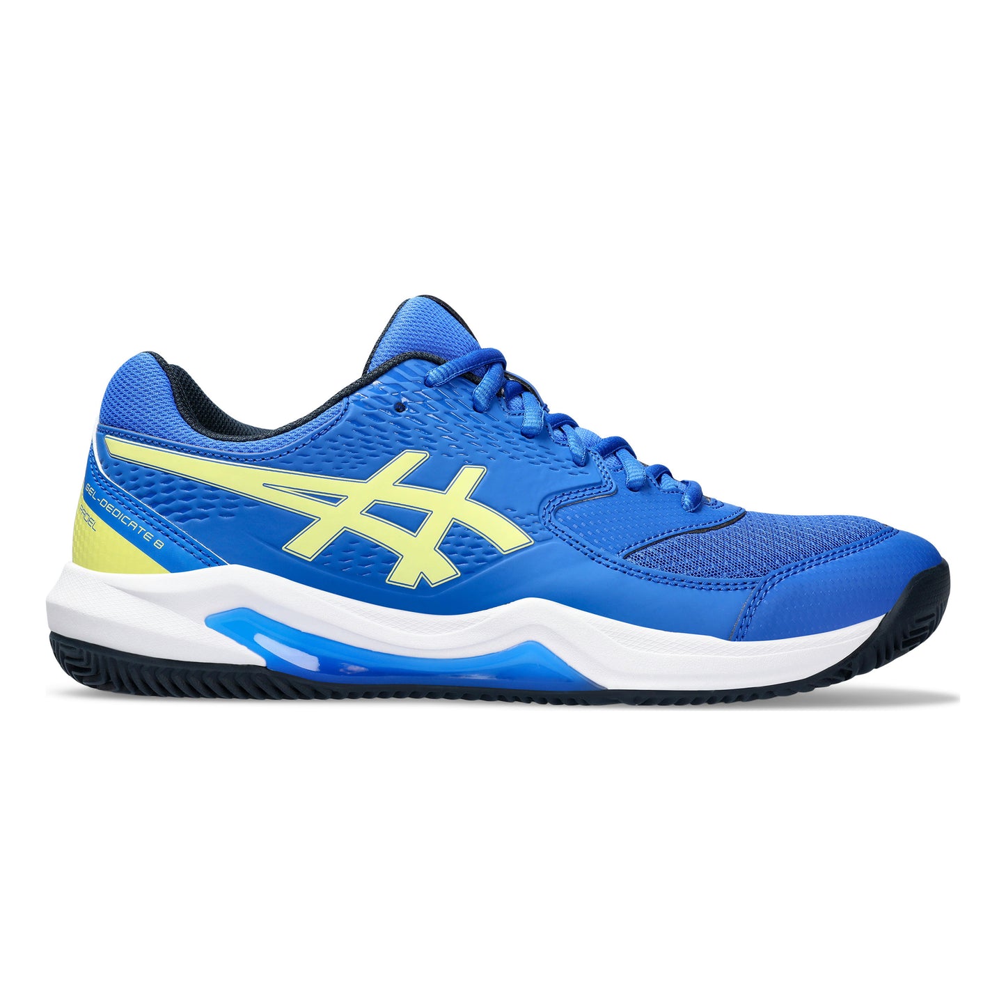 ASICS Gel-Dedicate 8 Zapatilla de pádel Hombres - azul claro, amarillo