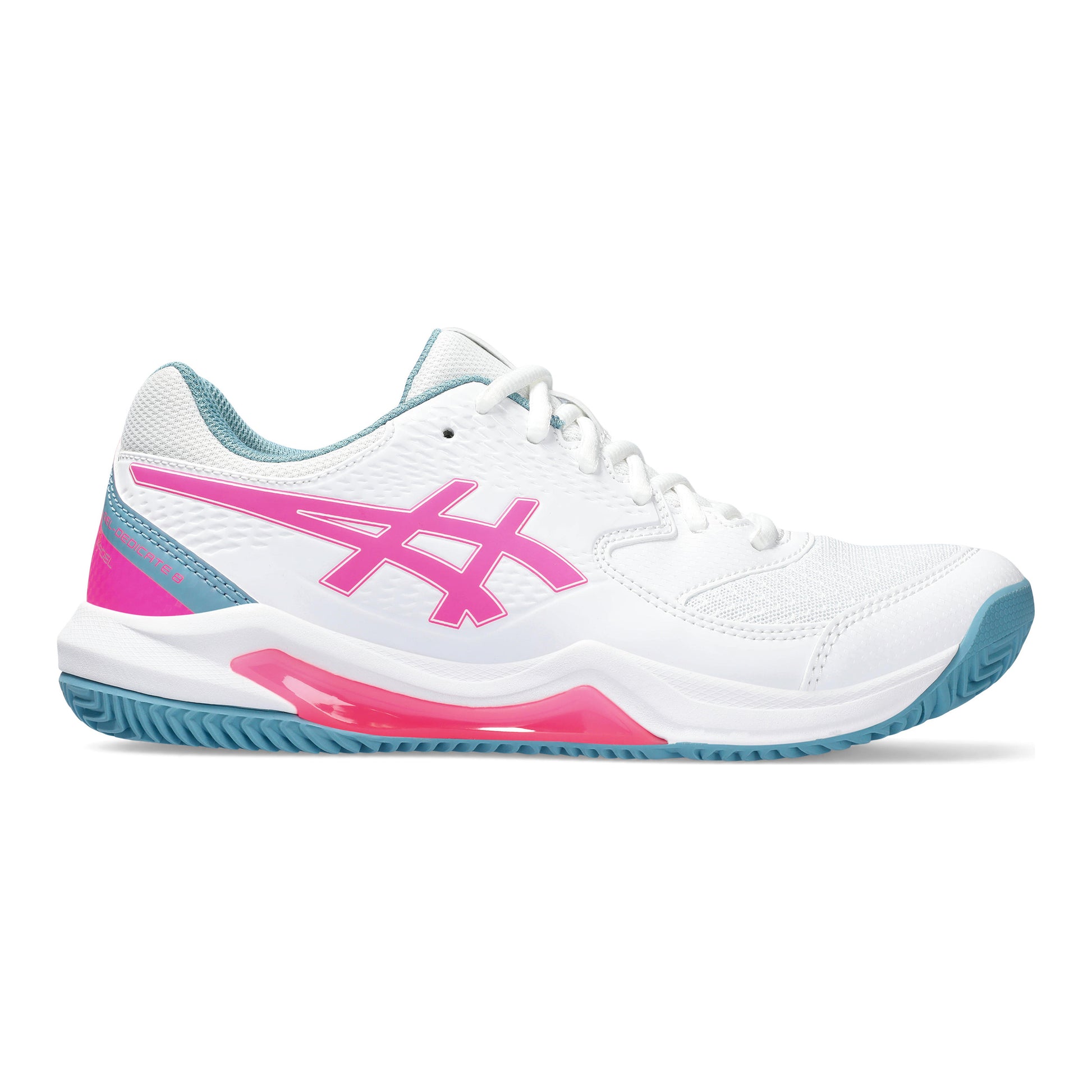 ASICS Gel-Dedicate 8 Zapatilla de pádel Mujeres - blanco, rosa