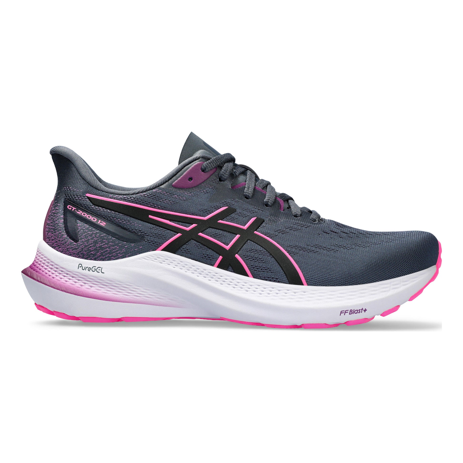 ASICS GT-2000 12 Zapatilla de estabilidad Mujeres - azul-gris, rosa